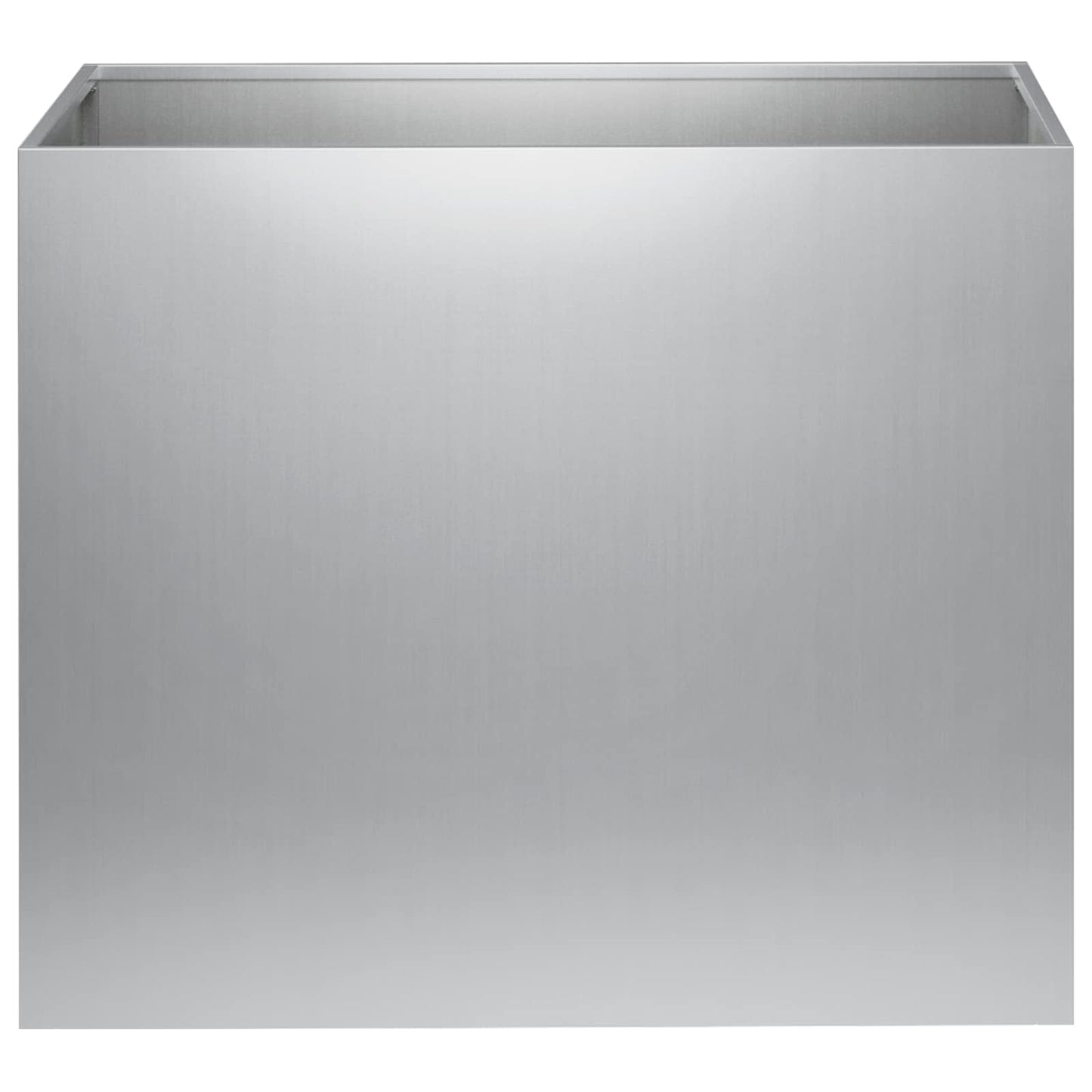 vidaXL Γλάστρα Κήπου 2 τμχ. Ασημί 50 x 40 x 50 εκ