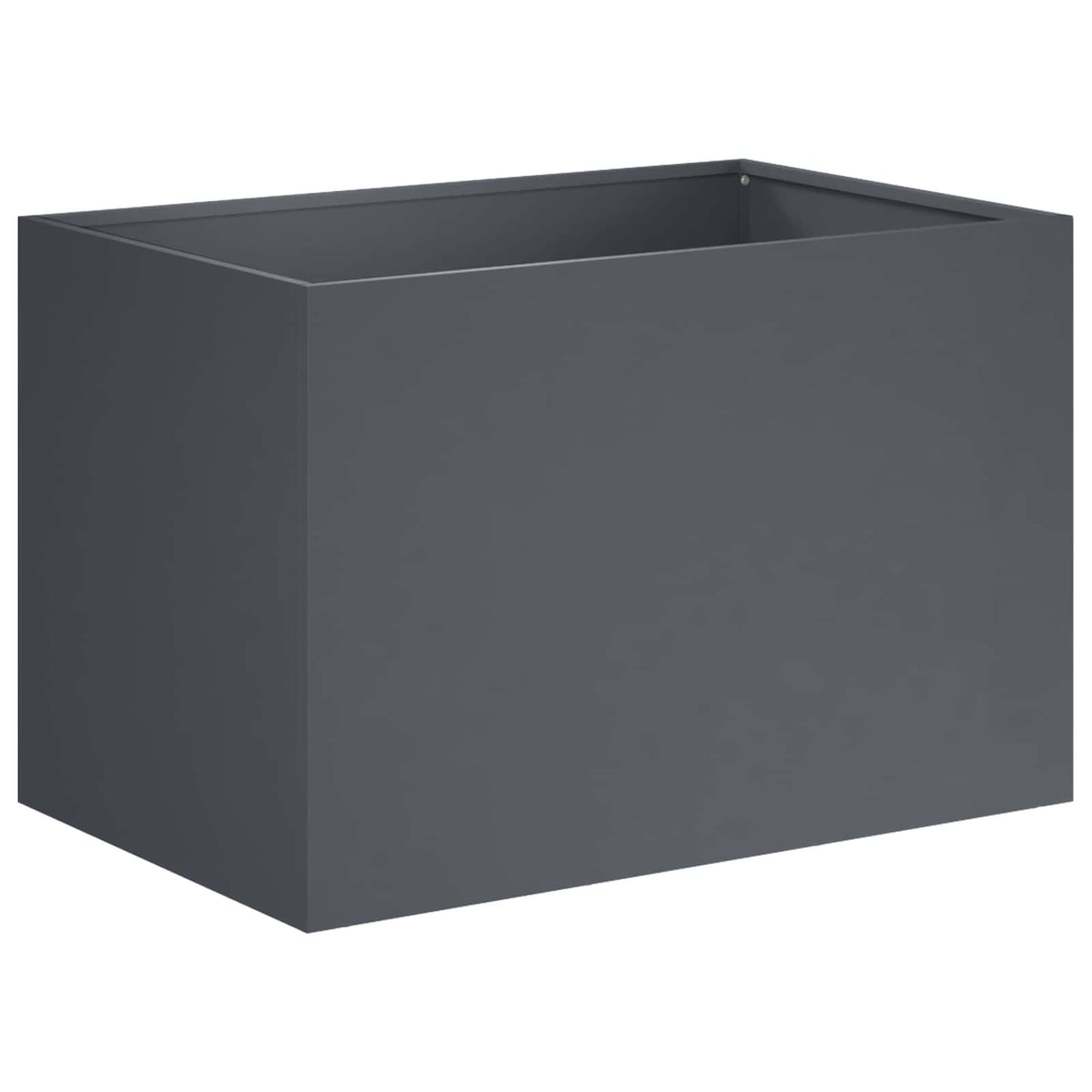 vidaXL Γλάστρα Κήπου 2 τμχ. Ανθρακί 60 x 40 x 40 εκ.