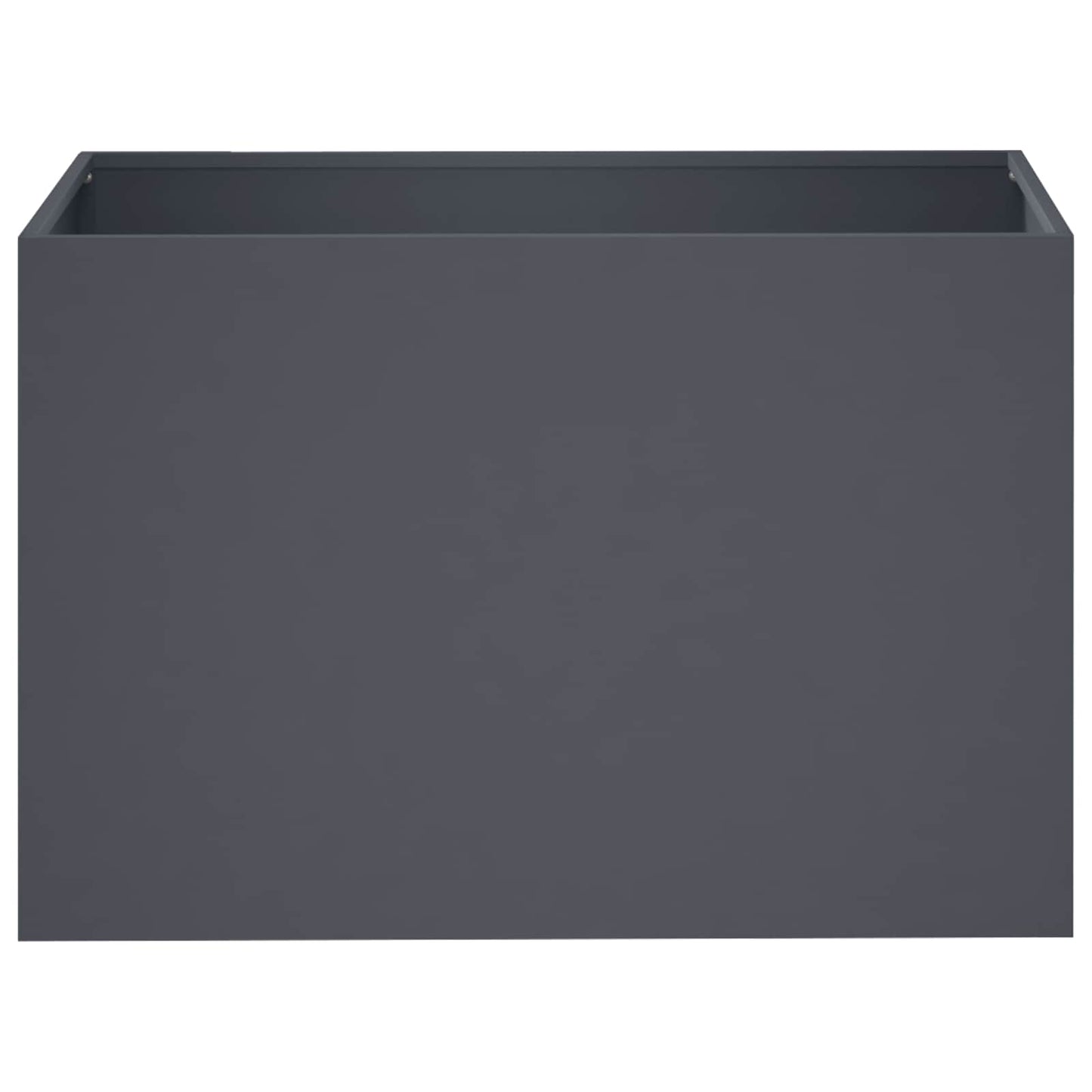 vidaXL Γλάστρα Κήπου 2 τμχ. Ανθρακί 60 x 40 x 40 εκ.