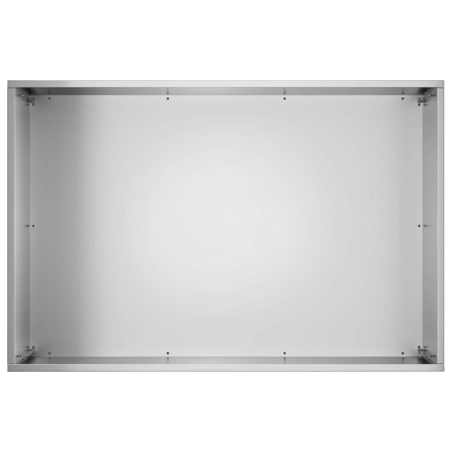 vidaXL Γλάστρα Κήπου Ασημί 60 x 40 x 40 εκ. Γαλβανισμένος Χάλυβας
