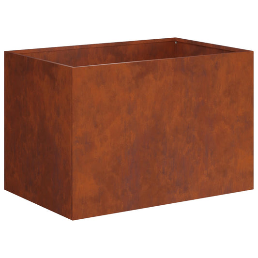 vidaXL Γλάστρα Κήπου Σκ rusty 60 x 40 x 40 εκ.
