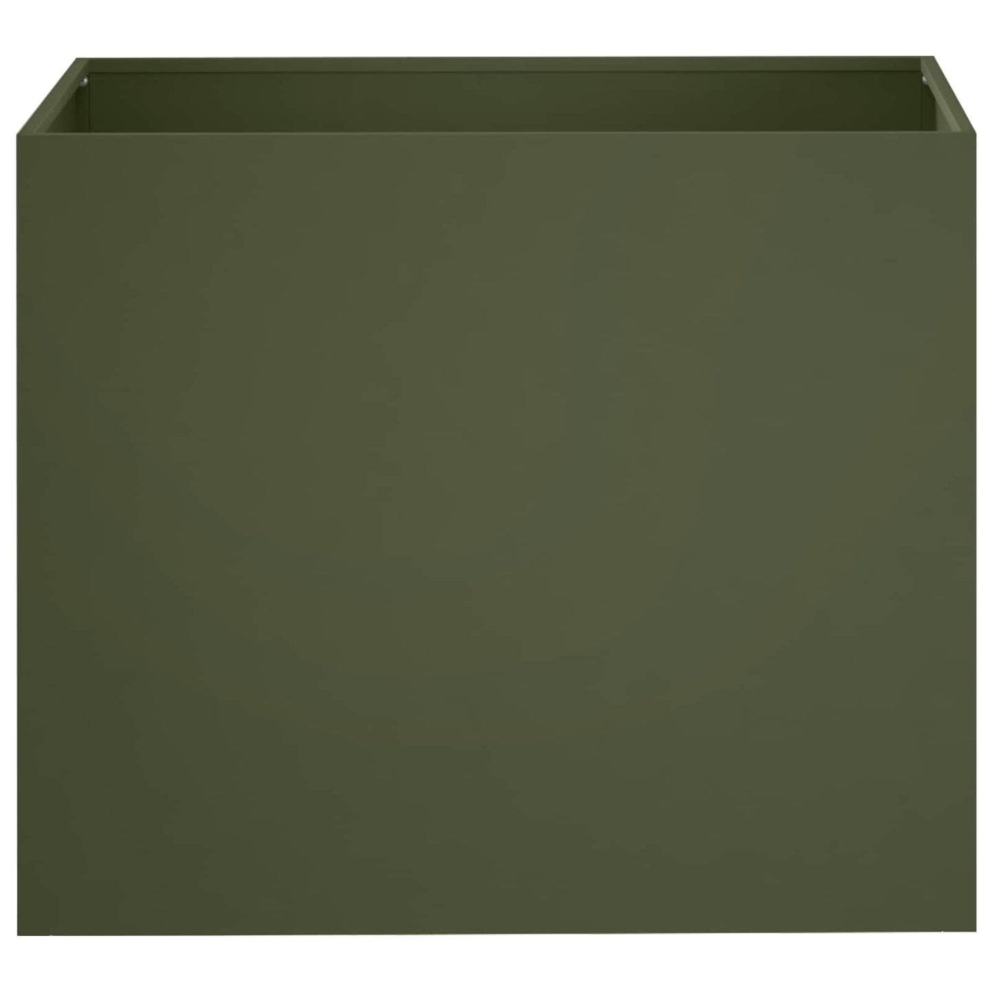 vidaXL Γλάστρα Κήπου Λαδί 60 x 40 x 50 cm Ψυχρής έλασης χάλυβας