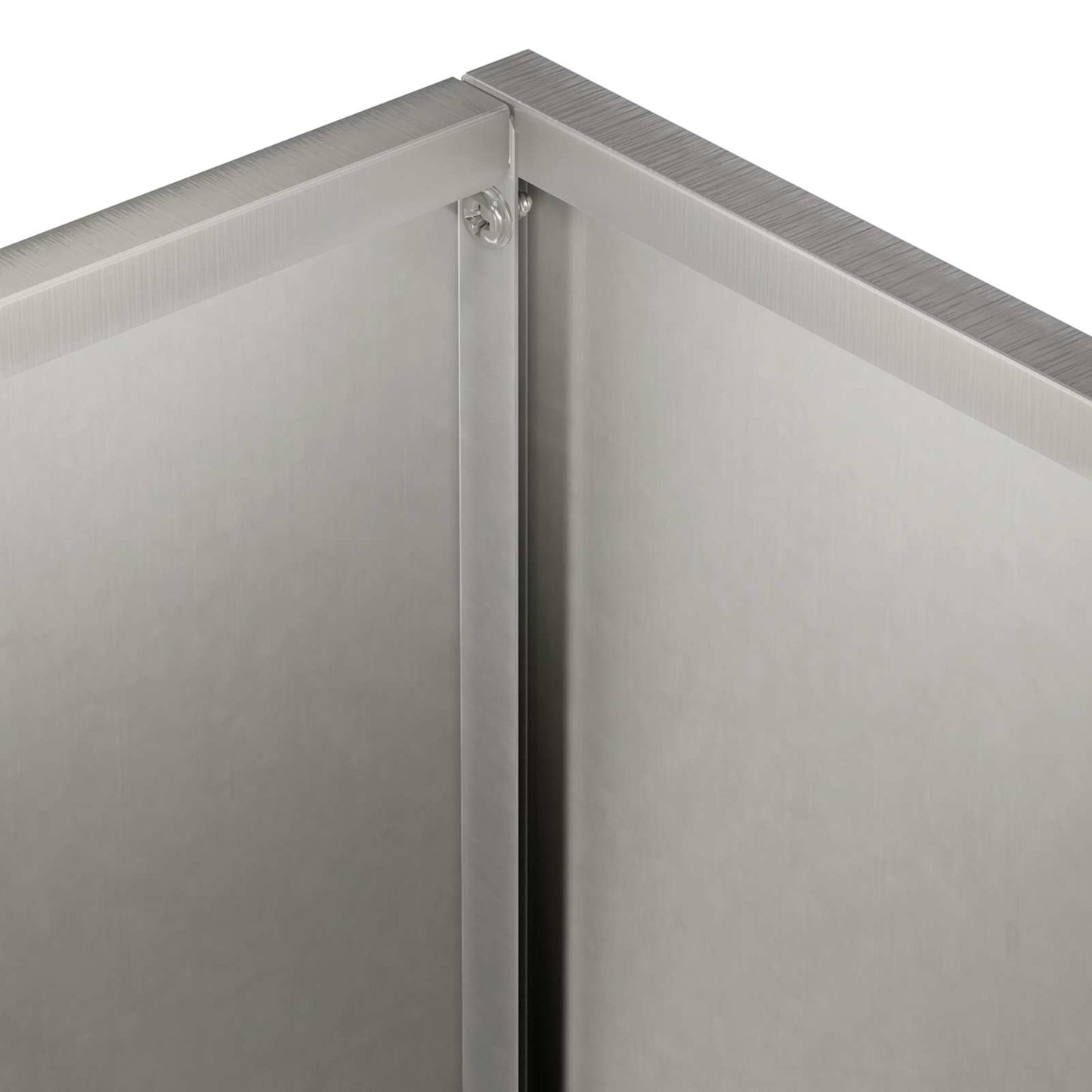 vidaXL Γλάστρα Κήπου Ασημί 60 x 40 x 50 cm Ανοξείδωτο Ατσάλι