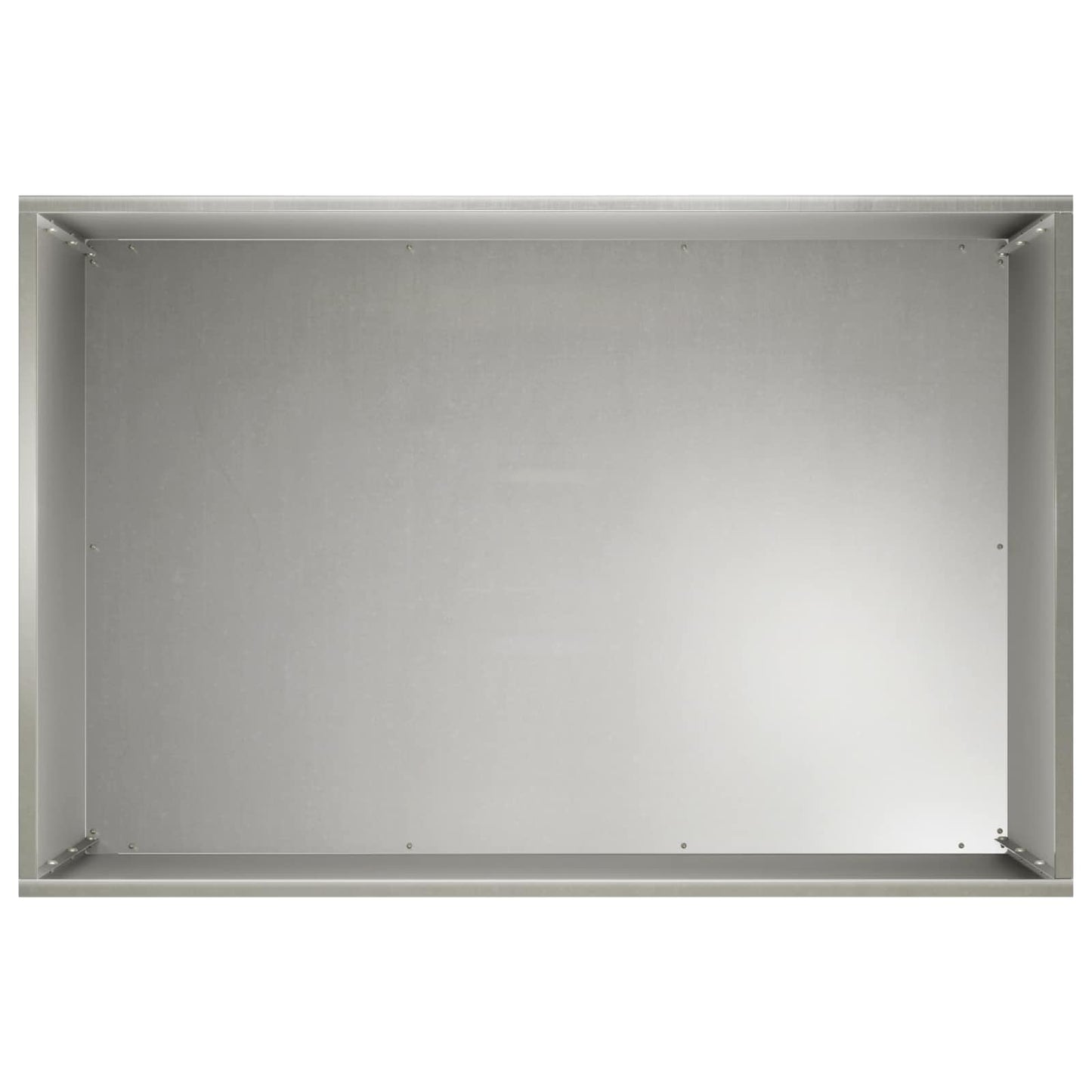 vidaXL Γλάστρα Κήπου 2 τμχ. Ασημί 60 x 40 x 50 cm Ανοξείδωτο Ατσάλι