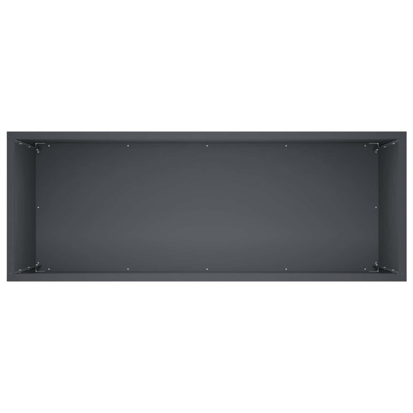 vidaXL Γλάστρα Κήπου 2 τμχ. Ανθρακί 80 x 40 x 50 cm