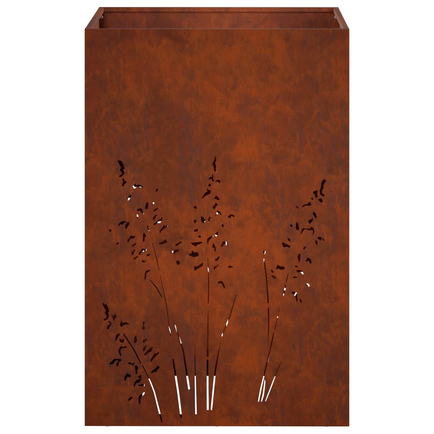 vidaXL Γλάστρα Κήπου Σκ rusty 50 x 50 x 75 cm