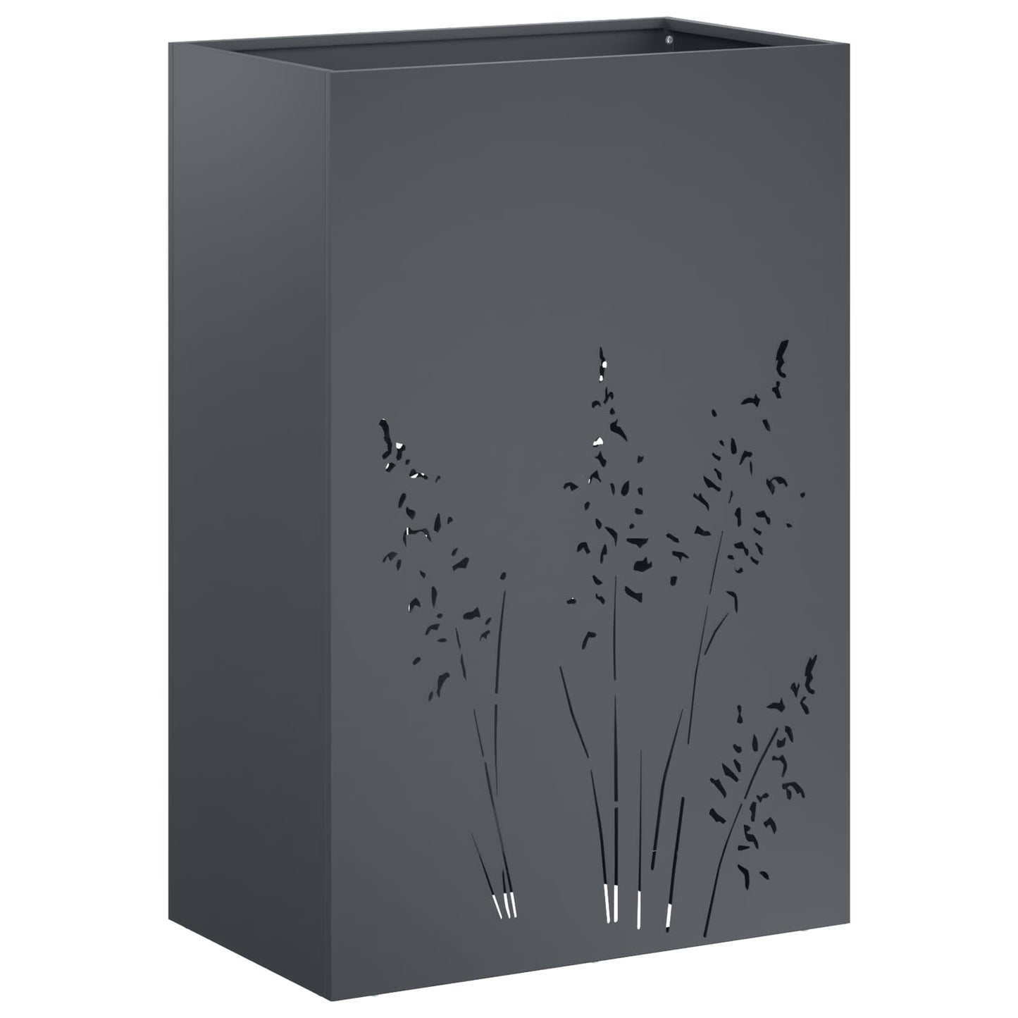 vidaXL Γλάστρα Κήπου Ανθρακί 50 x 30 x 75 εκ Ψυχρής έλασης χάλυβας