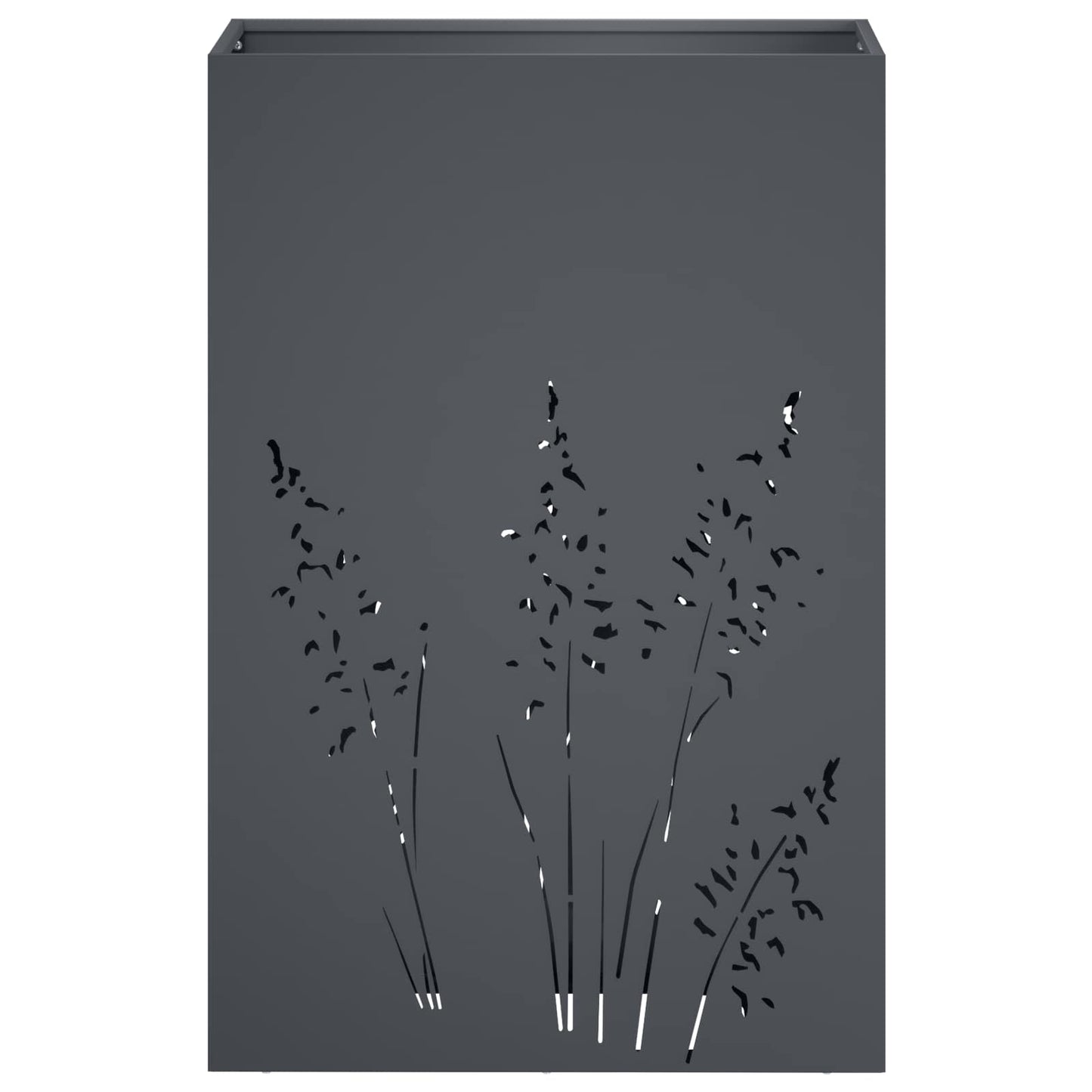 vidaXL Γλάστρα Κήπου 2 τμχ. Ανθρακί 50 x 30 x 75 εκ