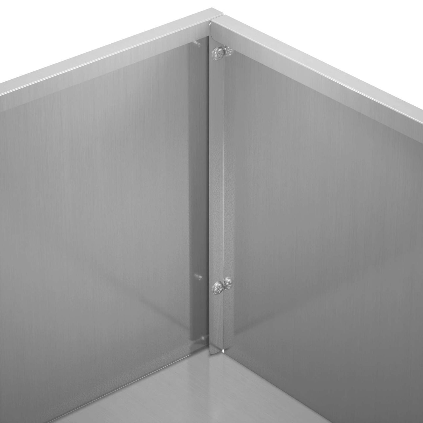 vidaXL Γλάστρα Κήπου 2 τμχ. Ασημί 50 x 30 x 75 εκ
