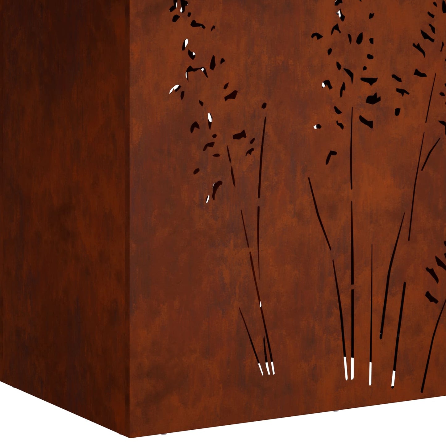 vidaXL Γλάστρα Κήπου 2 τμχ. Σκ rusty 50 x 30 x 75 εκ