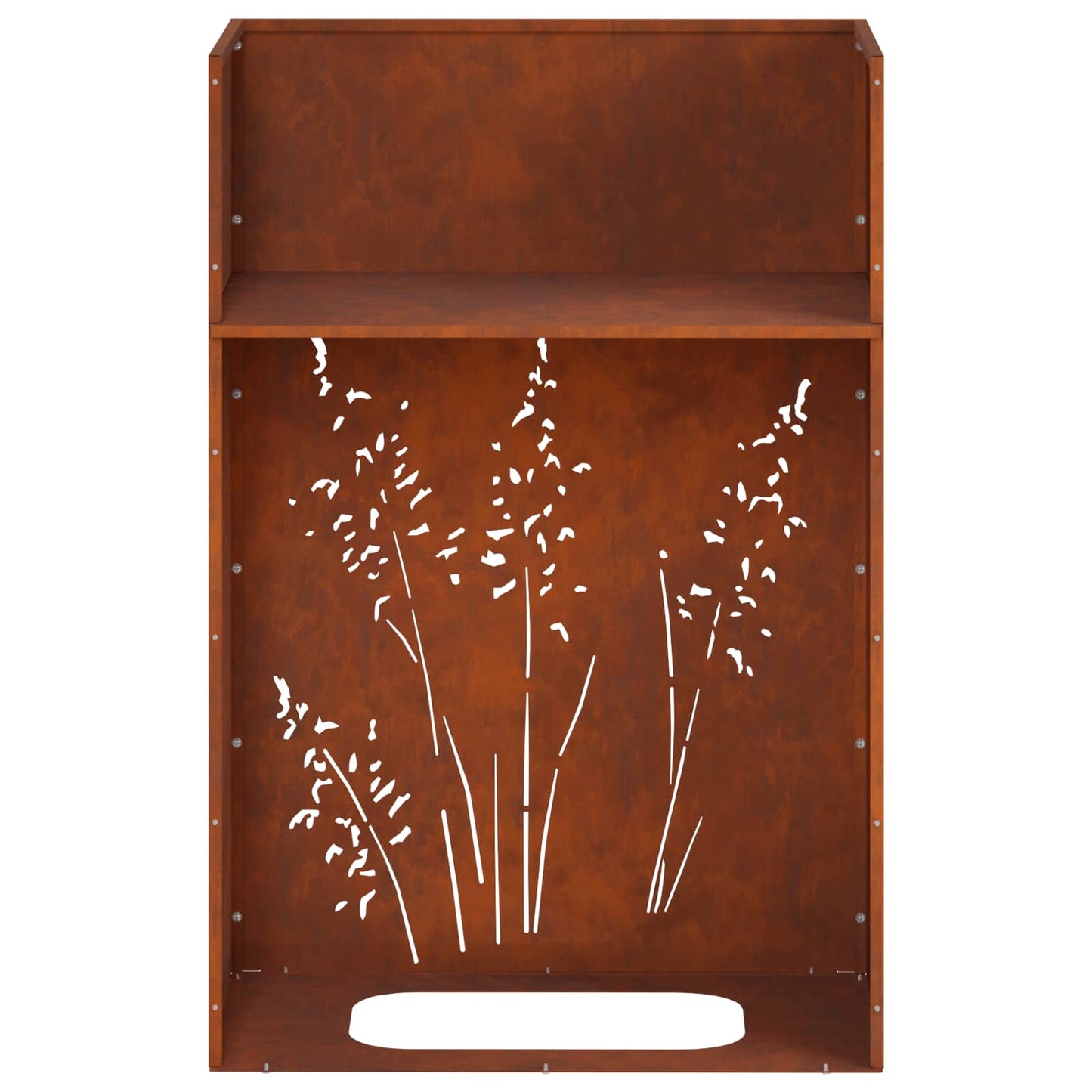 vidaXL Γλάστρα Κήπου 2 τμχ. Σκ rusty 50 x 30 x 75 εκ