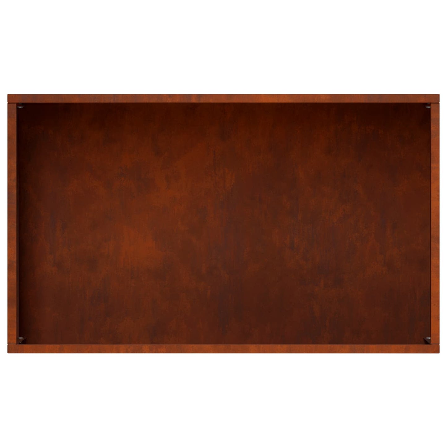 vidaXL Γλάστρα Κήπου 2 τμχ. Σκ rusty 50 x 30 x 75 εκ