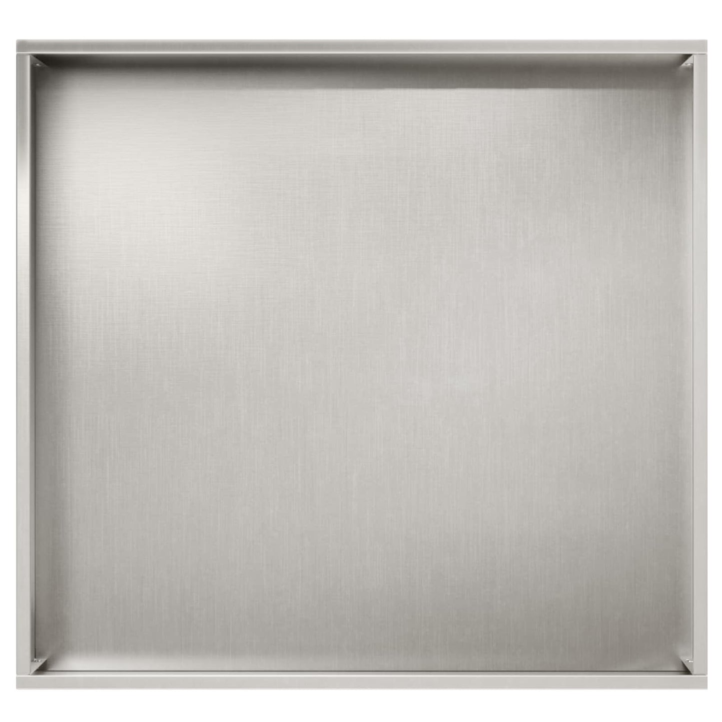 vidaXL Γλάστρα Κήπου Ασημί 50 x 50 x 49 cm Ανοξείδωτο Ατσάλι