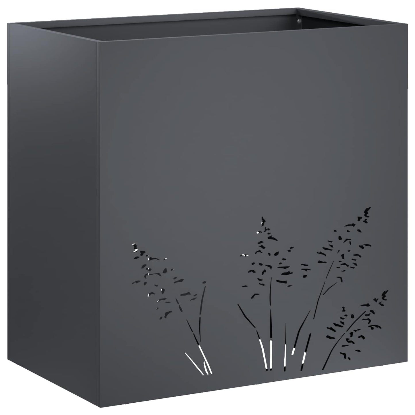 vidaXL Γλάστρα Κήπου 2 τμχ. Ανθρακί 50 x 30 x 49 εκ