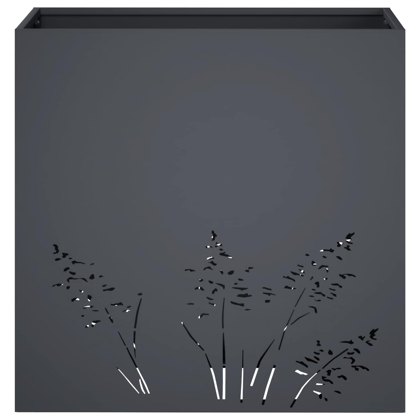 vidaXL Γλάστρα Κήπου 2 τμχ. Ανθρακί 50 x 30 x 49 εκ