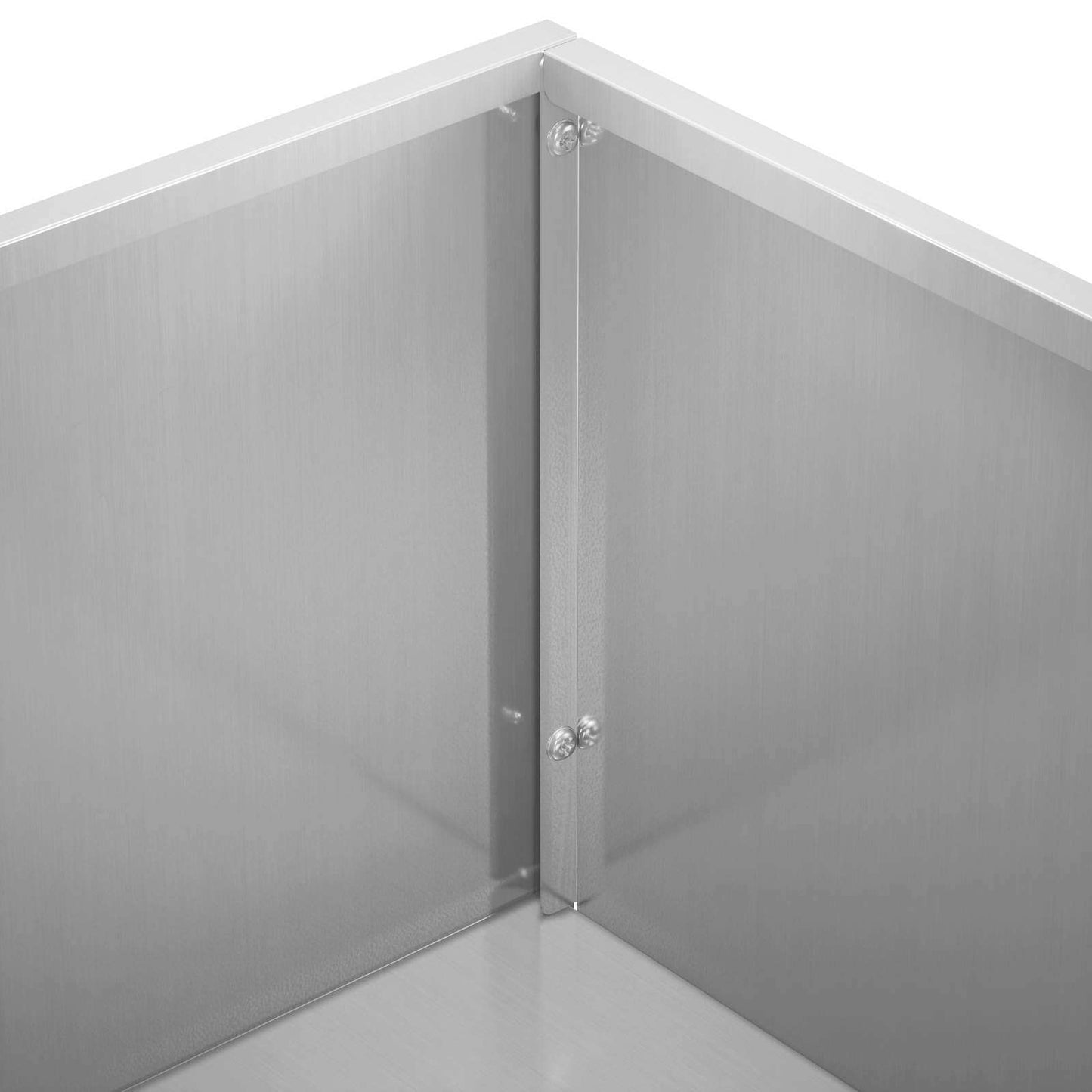 vidaXL Γλάστρα Κήπου Ασημί 50 x 30 x 49 εκ Γαλβανισμένος Χάλυβας