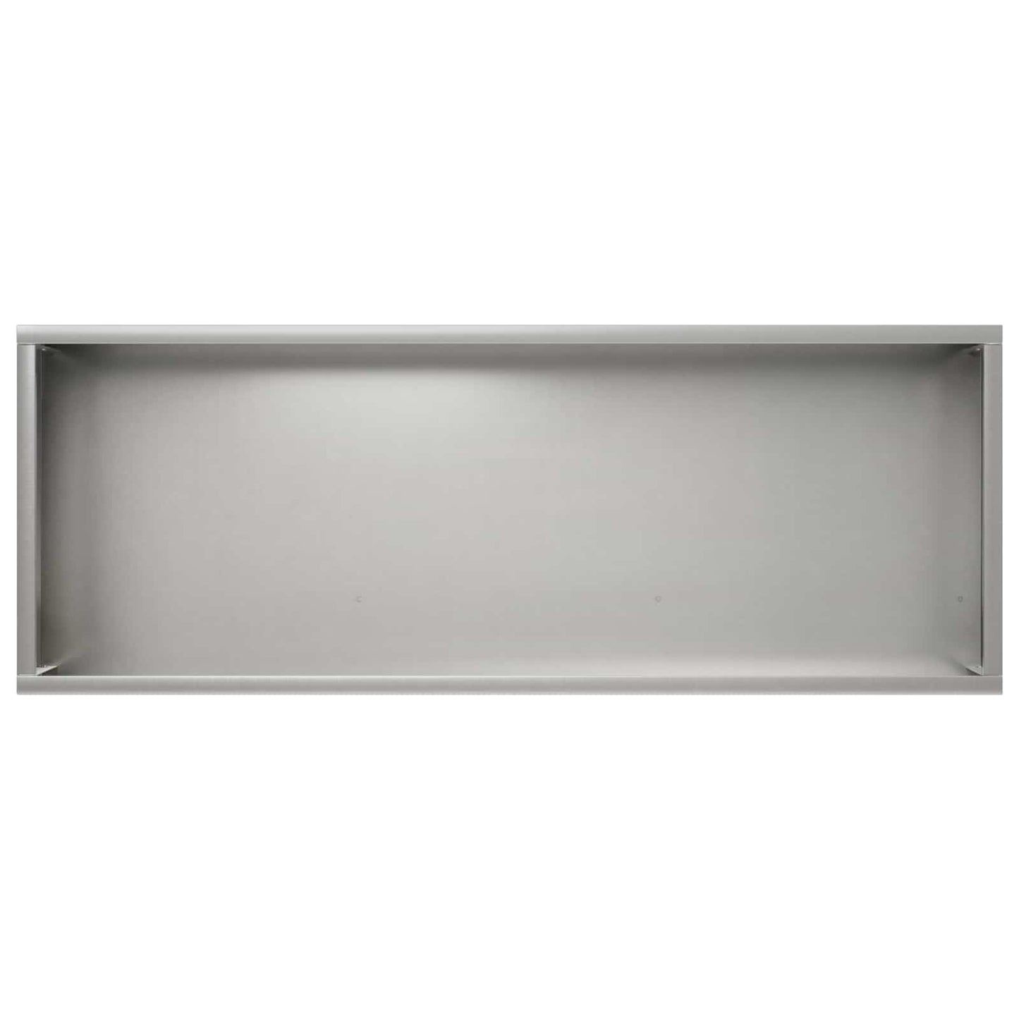 vidaXL Γλάστρα Κήπου Ασημί 80 x 20 x 49 εκ Ανοξείδωτο Ατσάλι