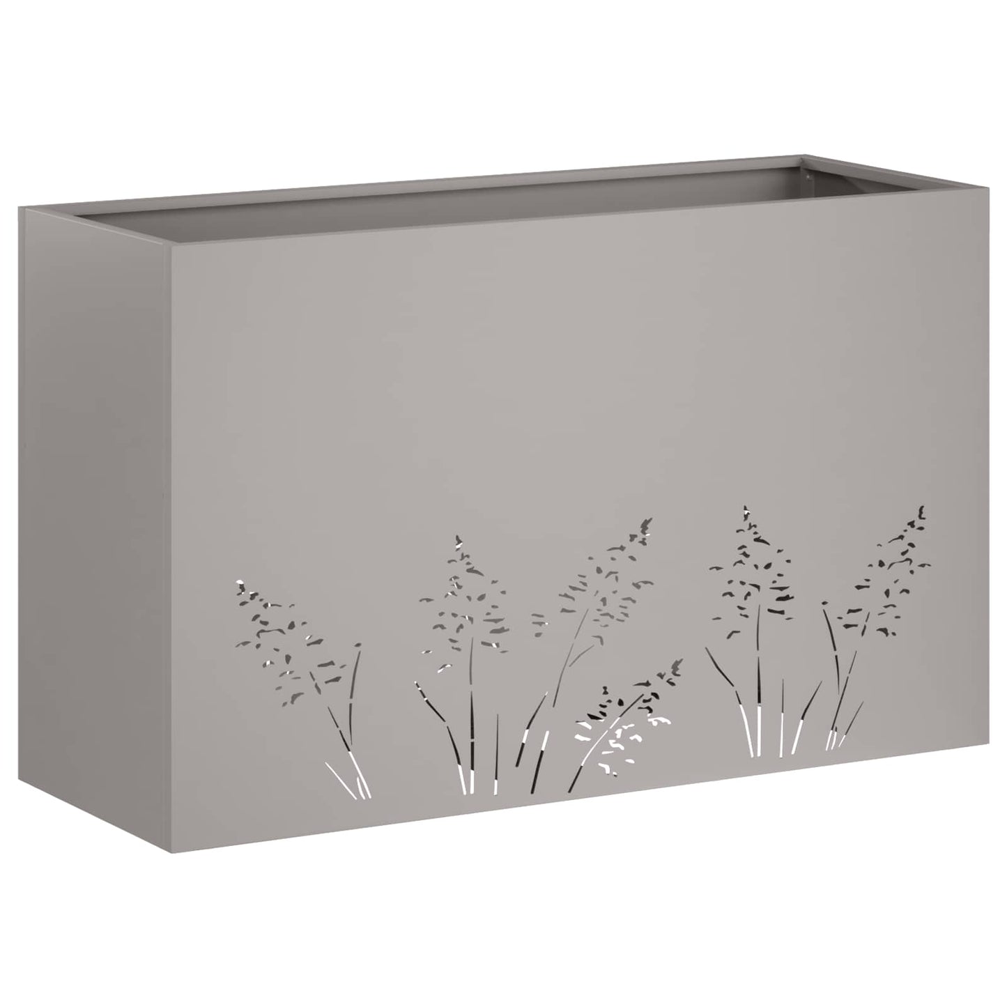 vidaXL Γλάστρα Κήπου Σκ rusty 80 x 20 x 49 εκ