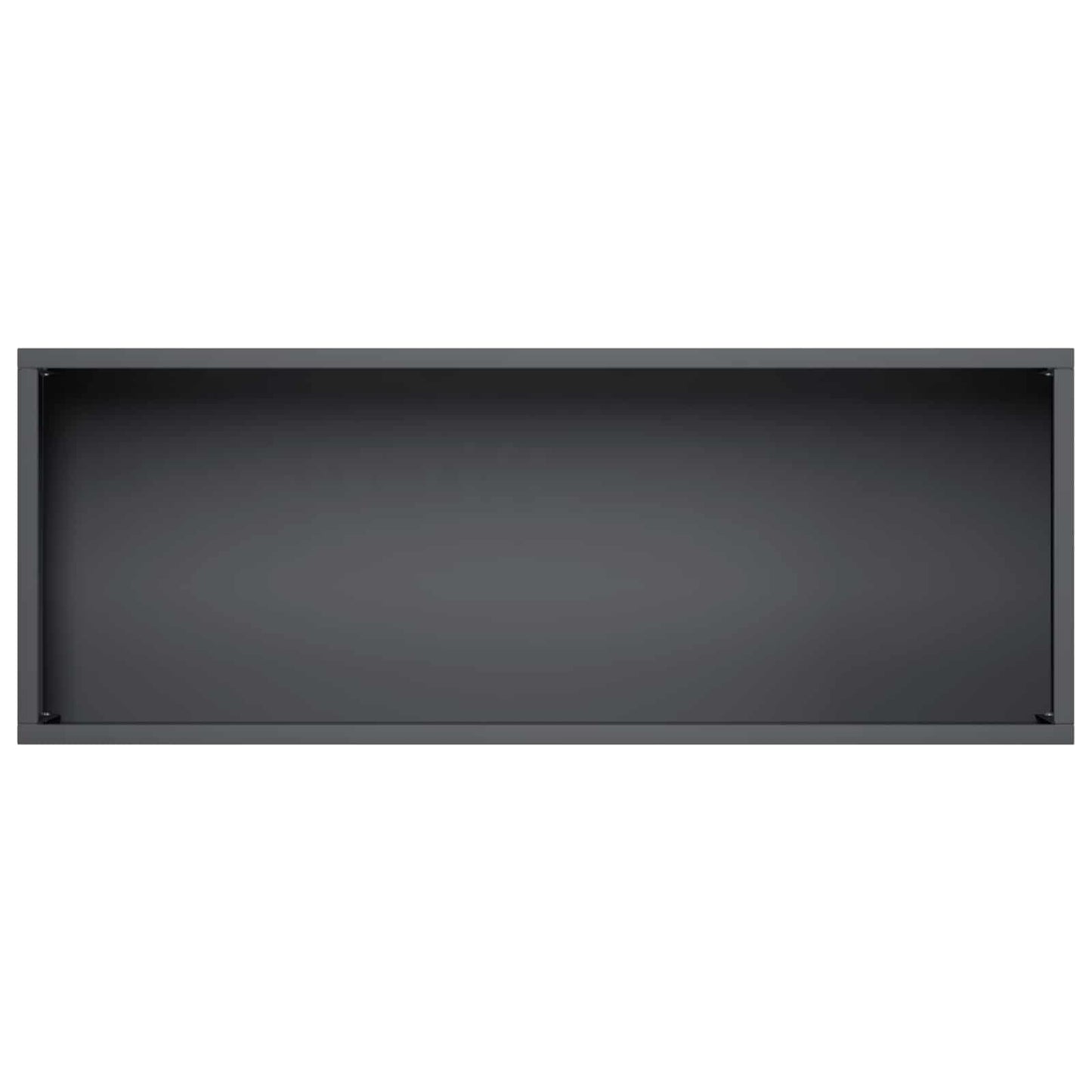 vidaXL Γλάστρα Κήπου Μαύρο 80 x 30 x 49 εκ Ψυχρής έλασης χάλυβας