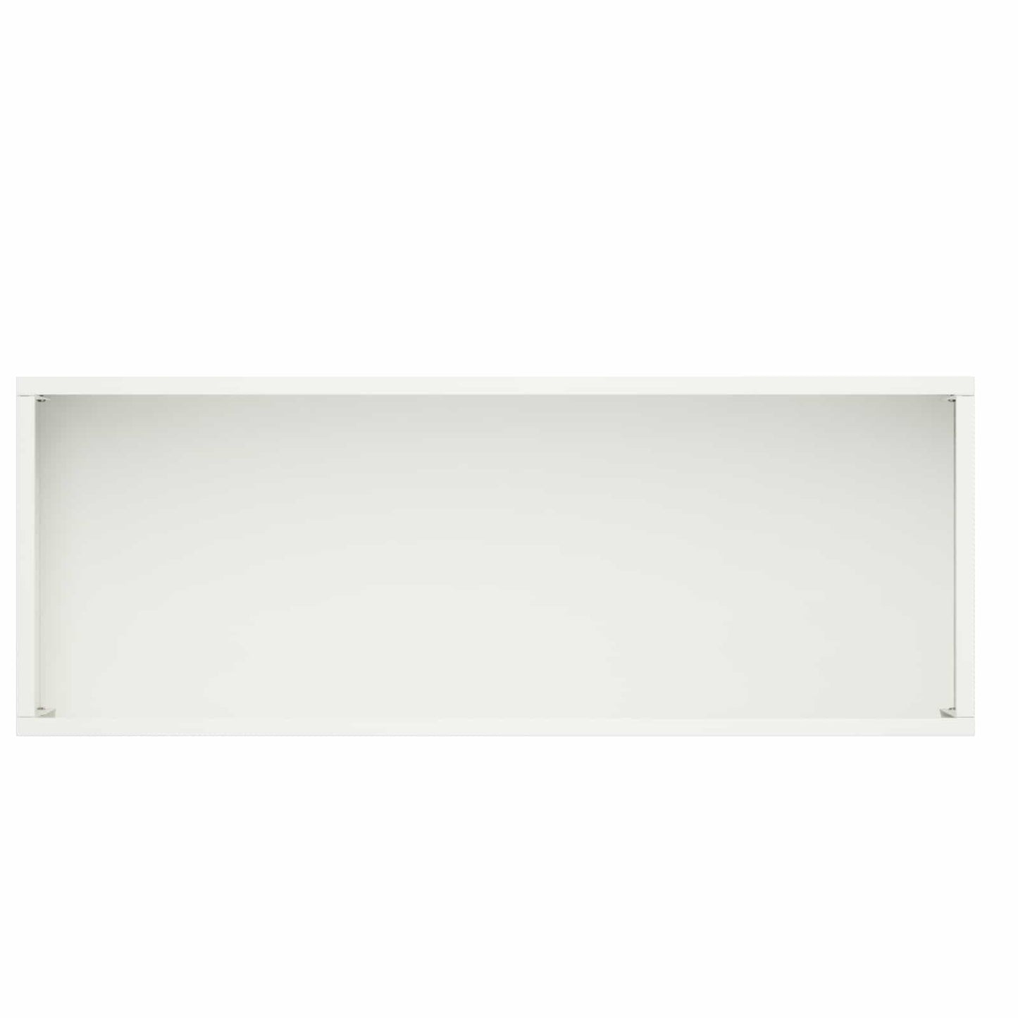 vidaXL Γλάστρα Κήπου Λευκό 80 x 30 x 49 εκ Ψυχρής έλασης χάλυβας