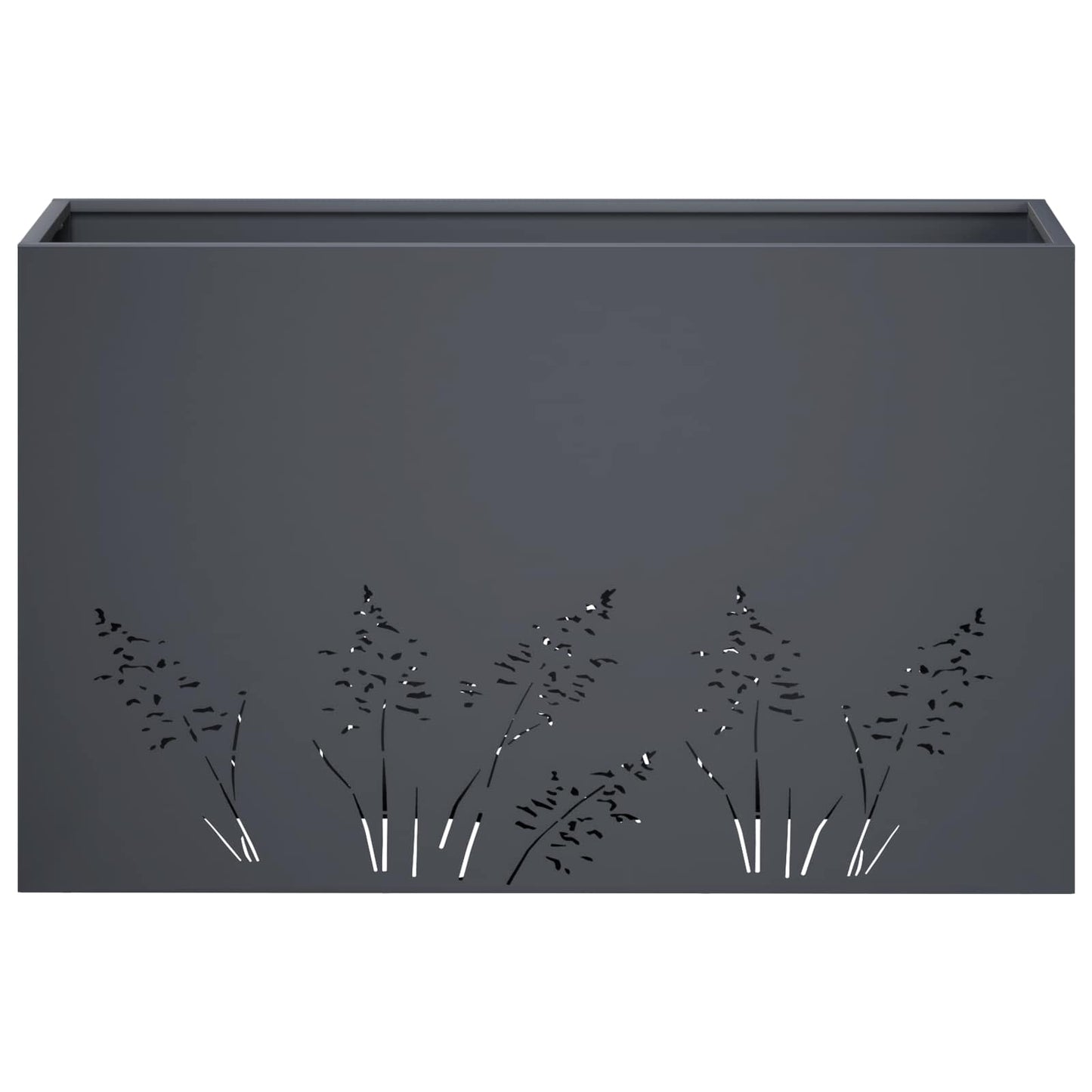 vidaXL Γλάστρα Κήπου 2 τμχ. Ανθρακί 80 x 30 x 49 εκ