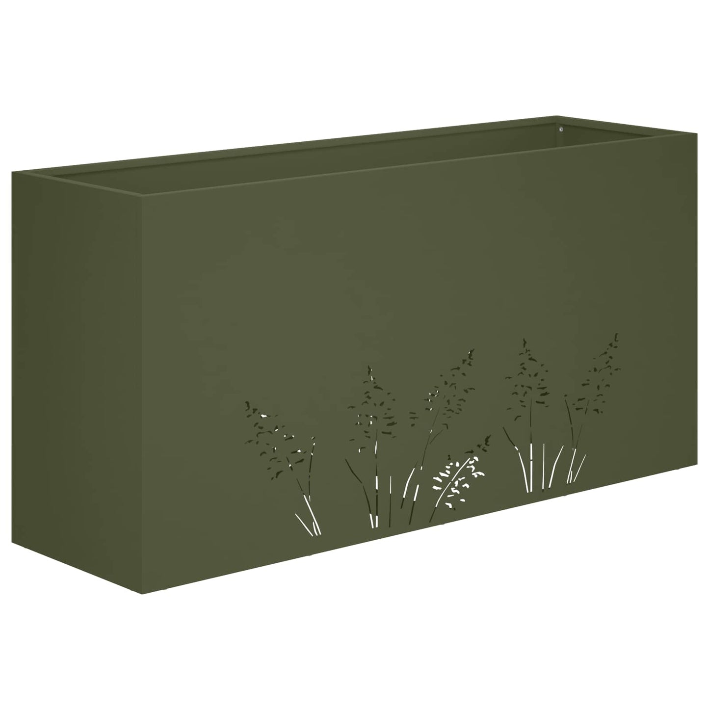 vidaXL Γλάστρα Κήπου 2 τμχ. Λαδί 100 x 20 x 49 εκ