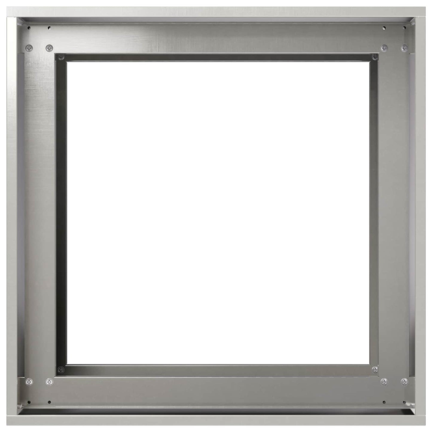vidaXL Γλάστρα Κήπου Ασημί 40 x 40 x 60 cm Ανοξείδωτο Ατσάλι