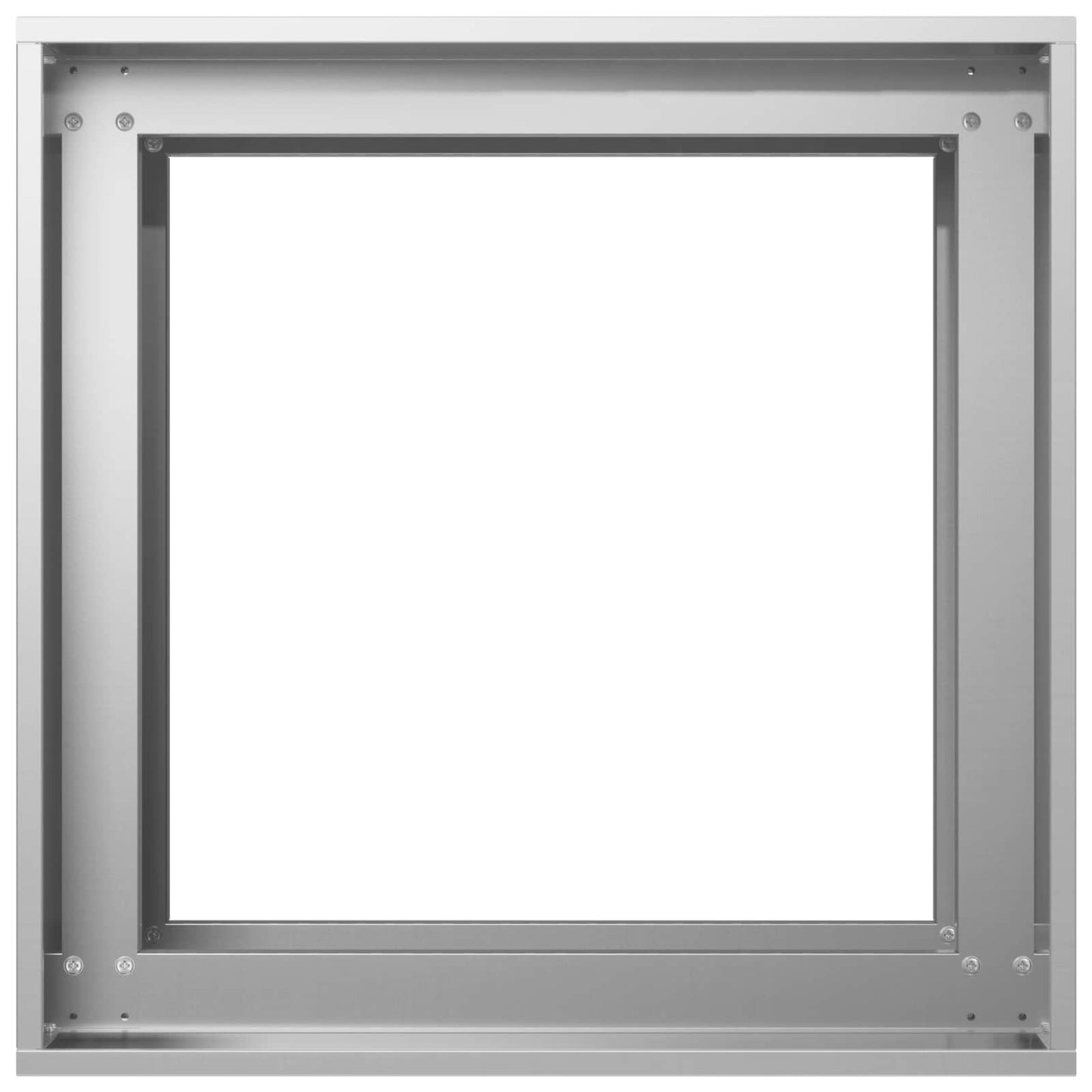 vidaXL Γλάστρα Κήπου Ασημί 40 x 40 x 60 cm Γαλβανισμένος Χάλυβας