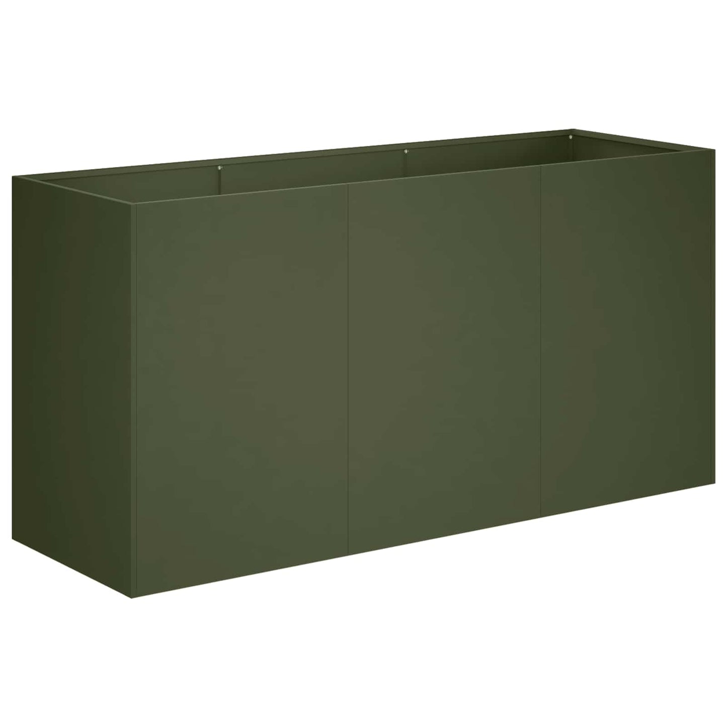 vidaXL Γλάστρα Κήπου Λαδί 120 x 40 x 60 εκ Ψυχρής έλασης χάλυβας