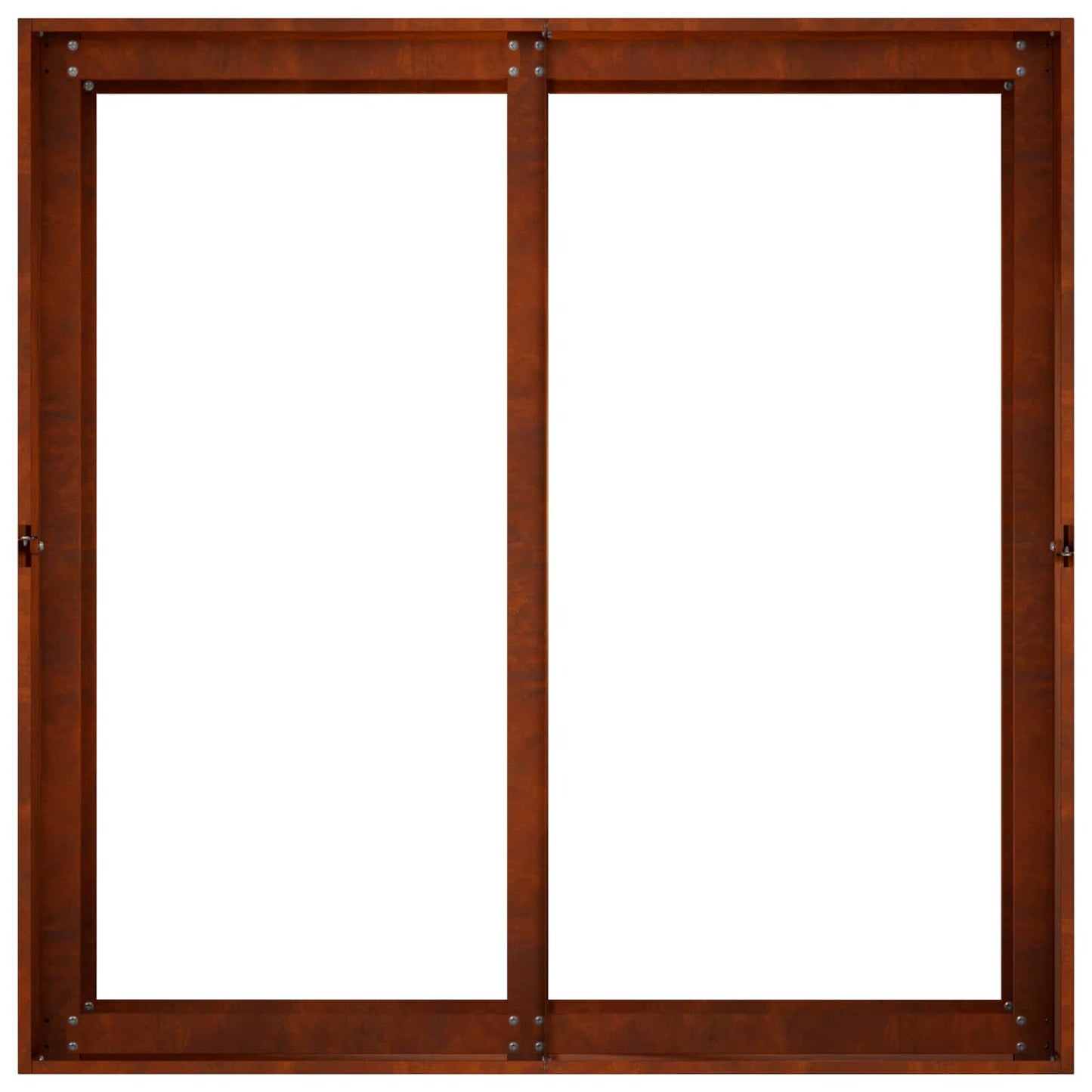 vidaXL Γλάστρα Κήπου Σκ rusty 80 x 80 x 60 εκ.