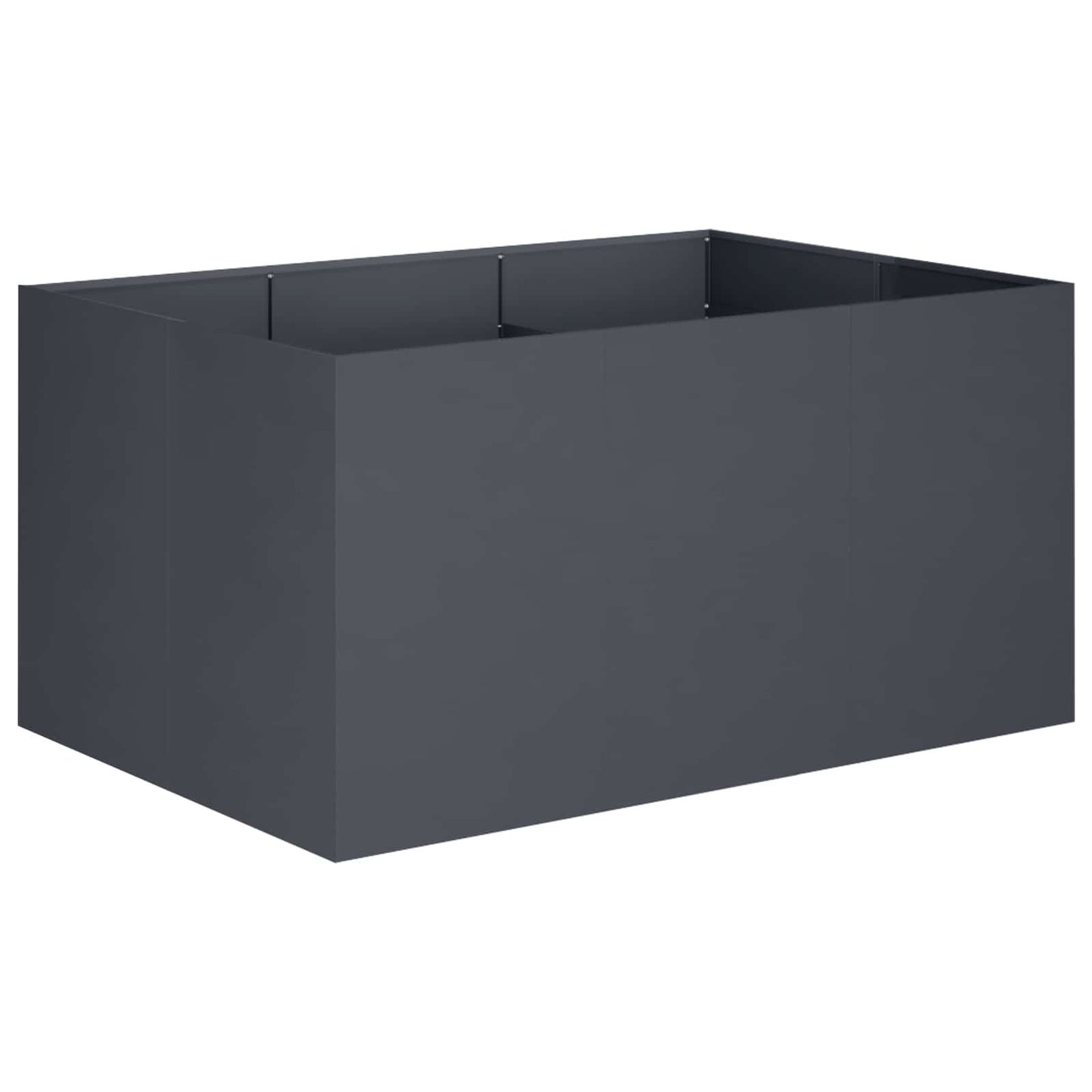 vidaXL Γλάστρα Κήπου Ανθρακί 120 x 80 x 60 εκ Ψυχρής έλασης χάλυβας