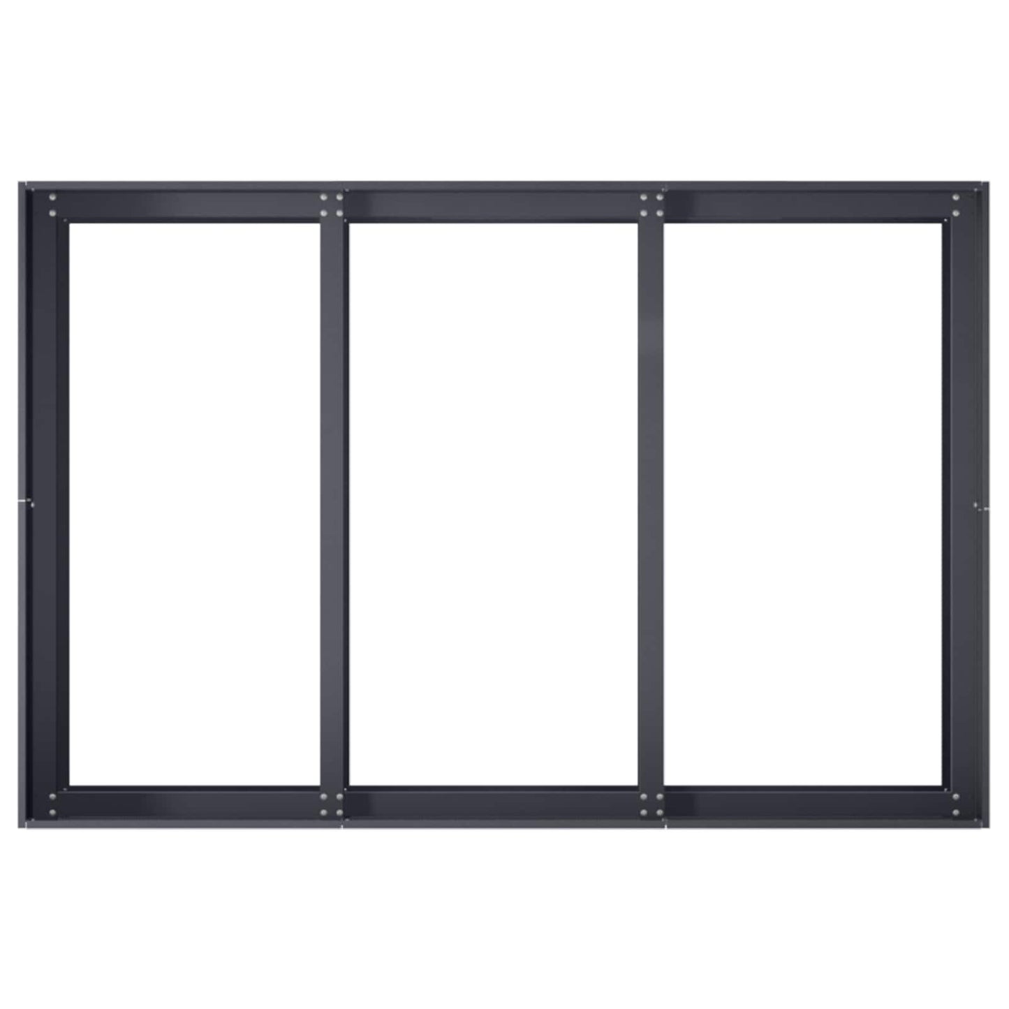 vidaXL Γλάστρα Κήπου Ανθρακί 120 x 80 x 60 εκ Ψυχρής έλασης χάλυβας