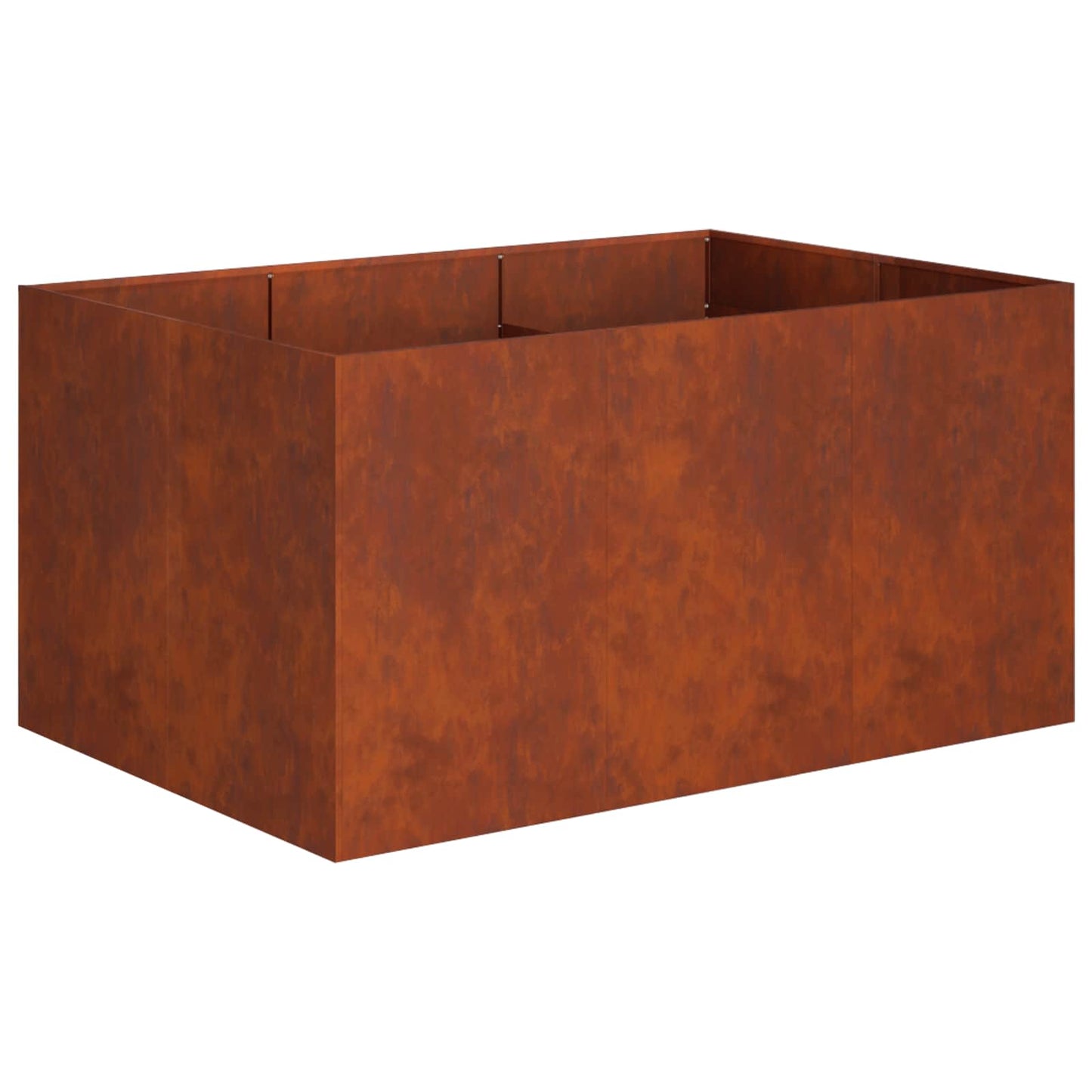 vidaXL Γλάστρα Κήπου Σκ rusty 120 x 80 x 60 εκ