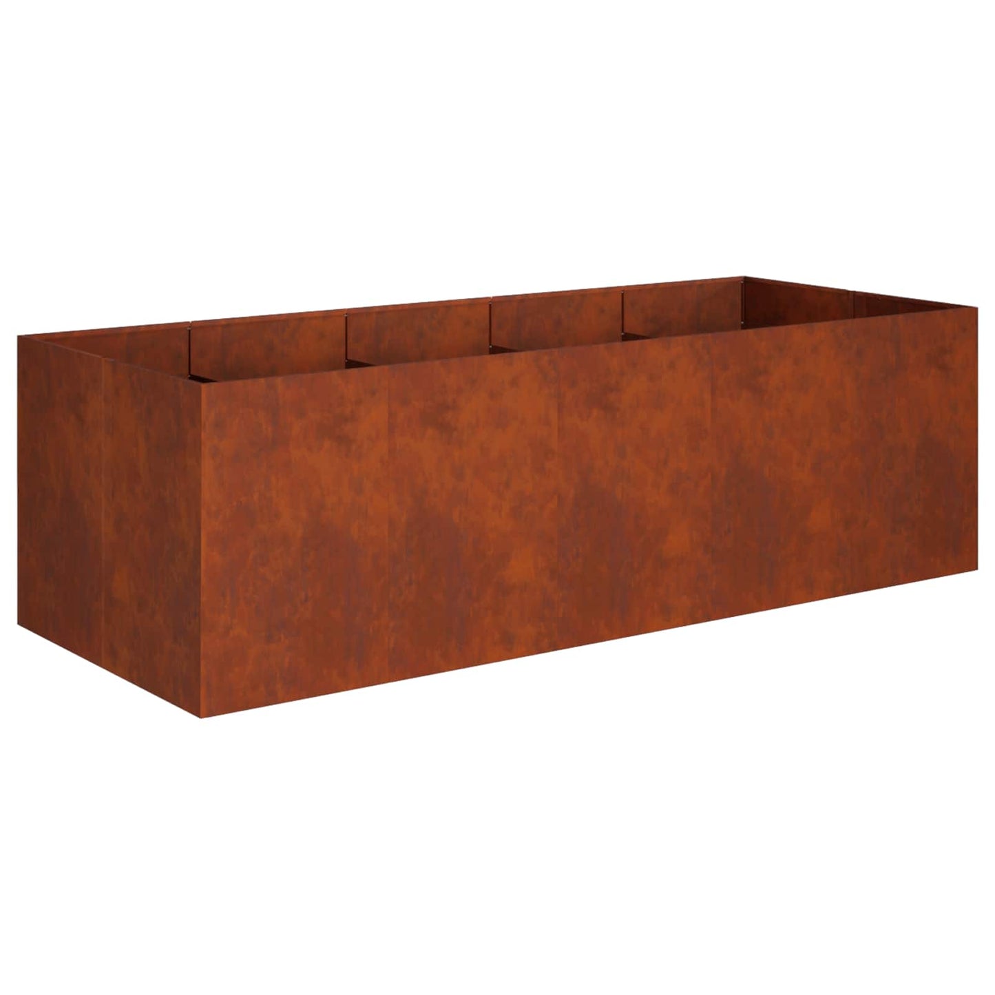 vidaXL Γλάστρα Κήπου Σκ rusty 200 x 80 x 60 εκ