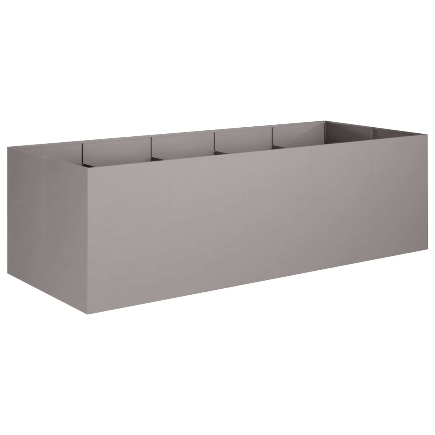 vidaXL Γλάστρα Κήπου Σκ rusty 200 x 80 x 60 εκ