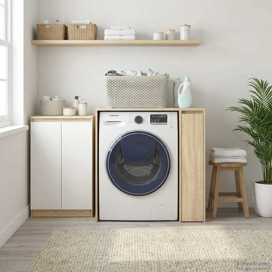 vidaXL Ντουλάπα Πλυντηρίου Σονόμα 87 x 60 x 89 εκ Επεξεργασμένο ξύλο