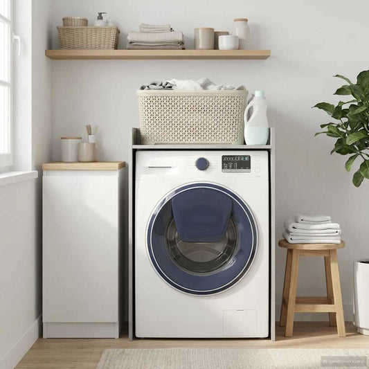 vidaXL Ντουλάπα Πλυντηρίου Γκρίζο Σονομα 67,5 x 48 x 97 εκ
