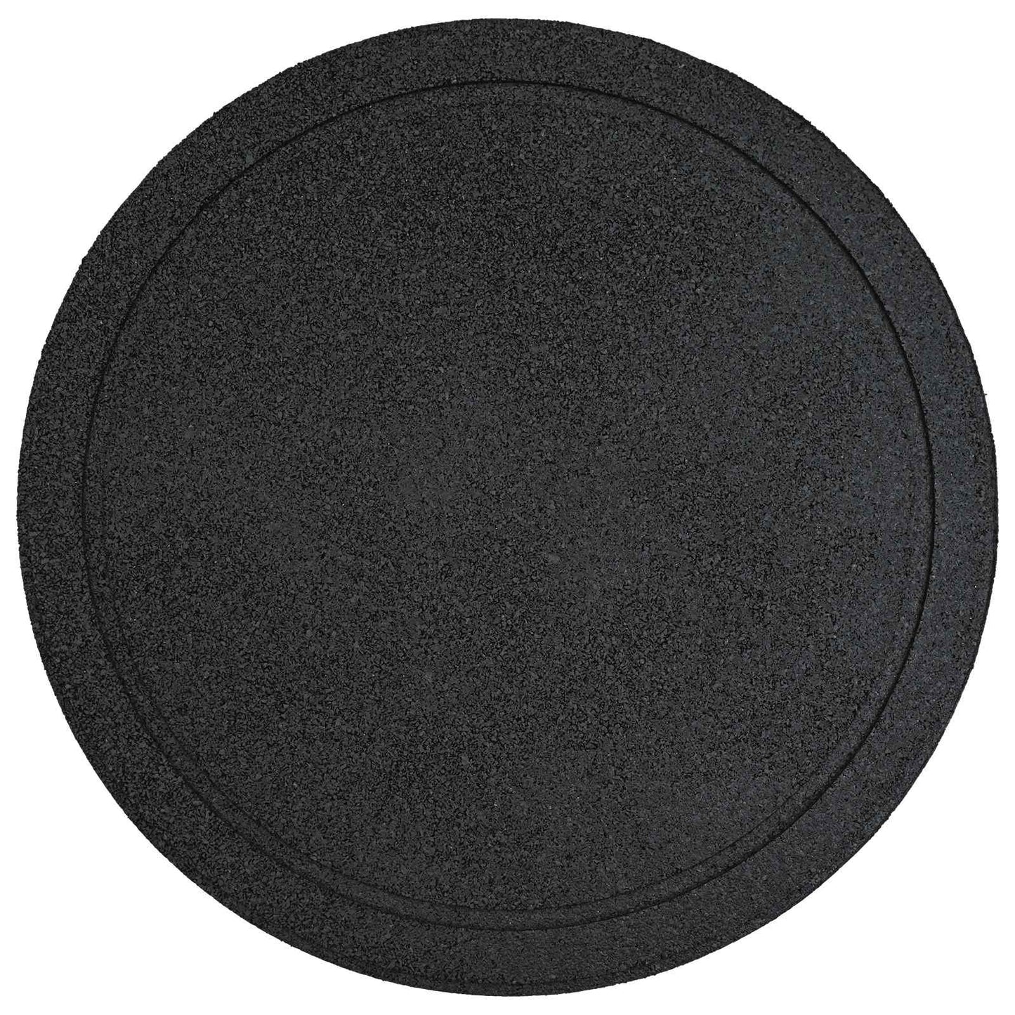 vidaXL Πέτρα βήματος 6 pcs Μαύρο Ø 44 x 2 εκ. Λάστιχο