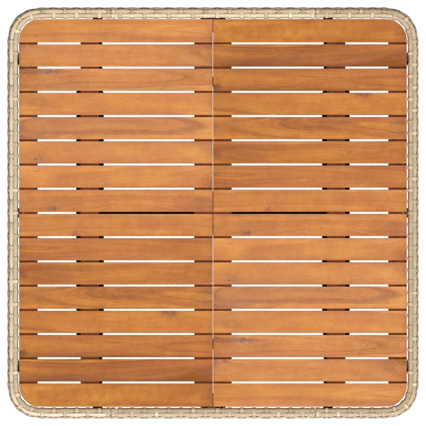 vidaXL Σύνολα επίπλων με μαξιλάρι 6 pcs Μπεζ και Κρέμα Ράτα PE
