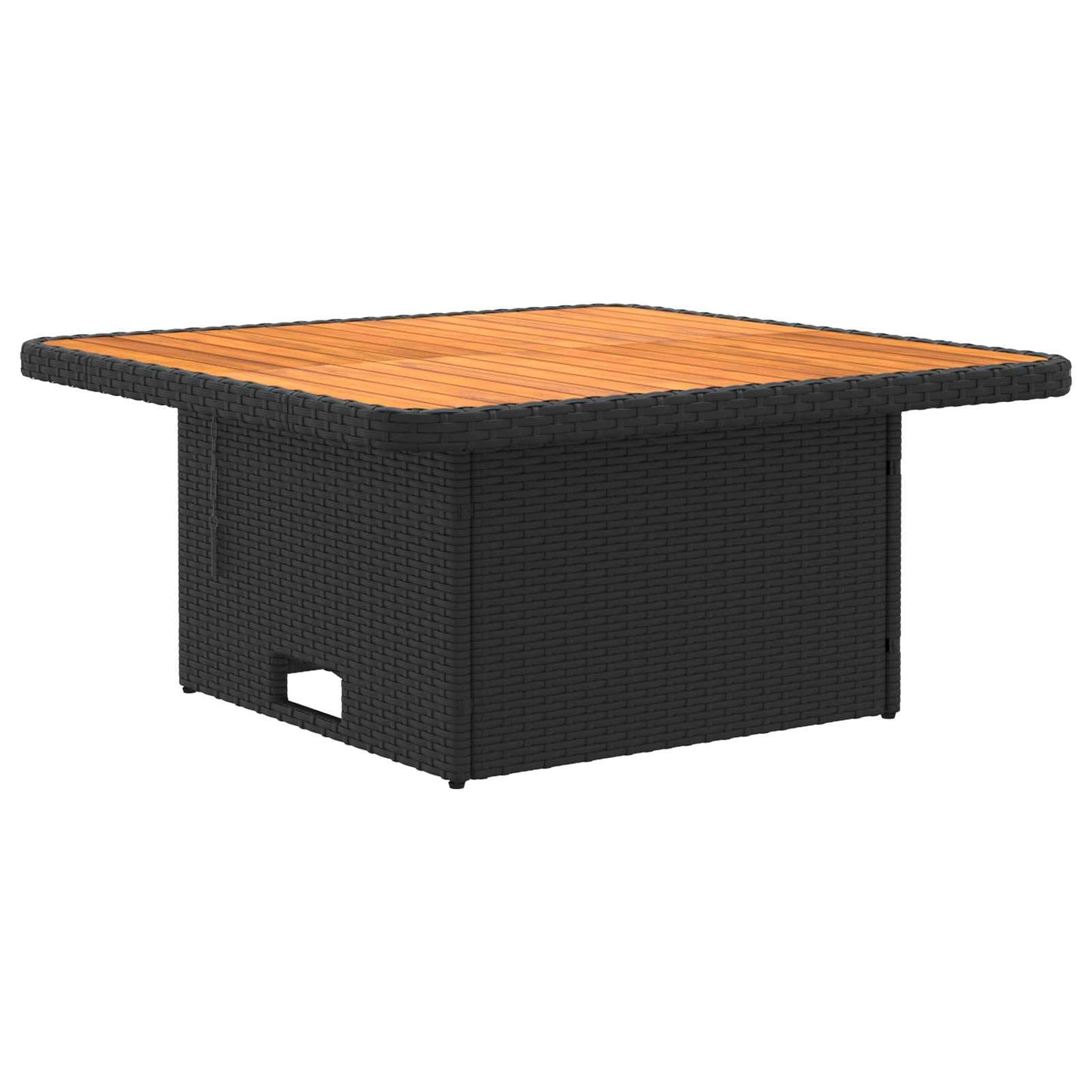vidaXL Σύνολα επίπλων με μαξιλάρι 7 pcs Μαύρο και Κρέμα Ράτα PE
