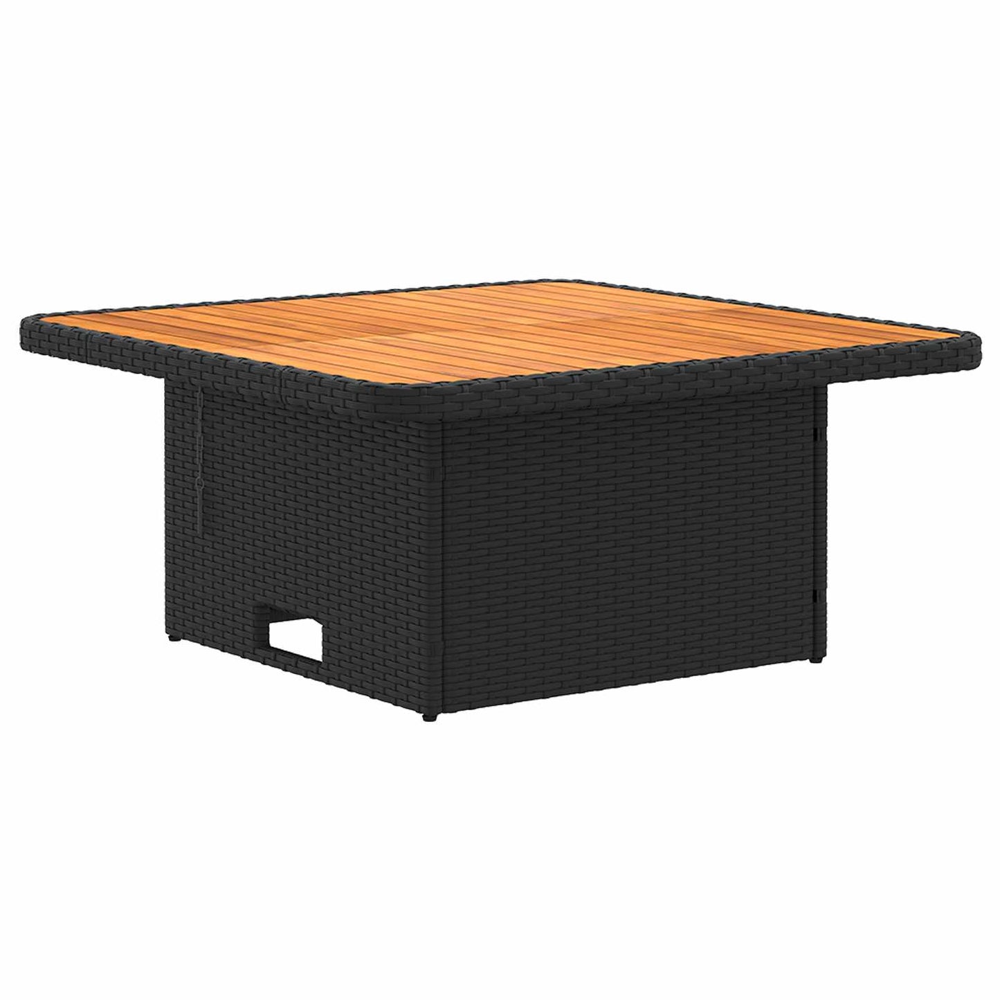 vidaXL Σύνολα επίπλων με μαξιλάρι 7 pcs Μαύρο Ράτα PE