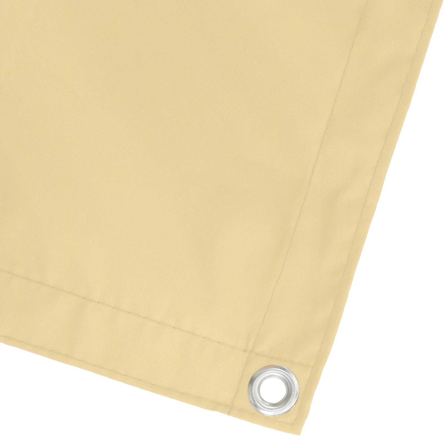 vidaXL Οθόνη Μπαλκονιού Άμμος 100 x 500 cm Ύφασμα Όξφορντ