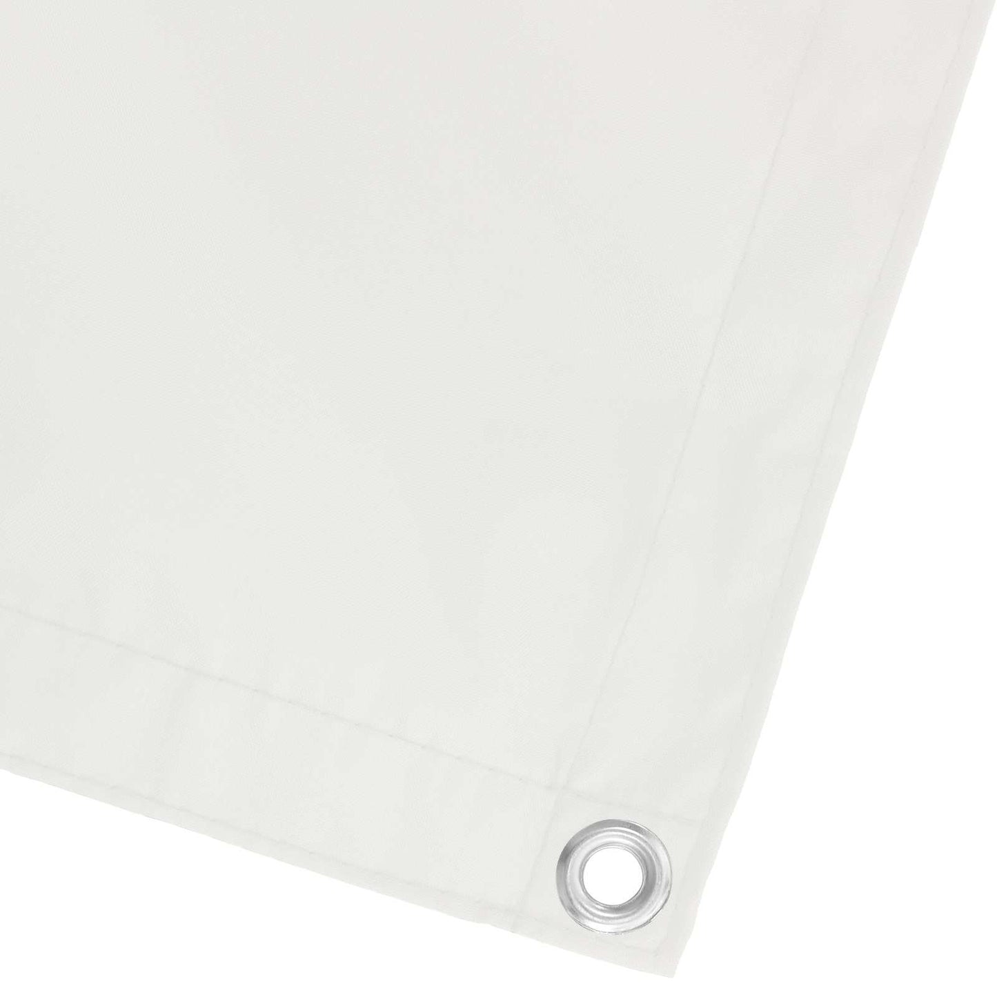 vidaXL Οθόνη Μπαλκονιού Λευκός 100 x 500 cm Ύφασμα Όξφορντ