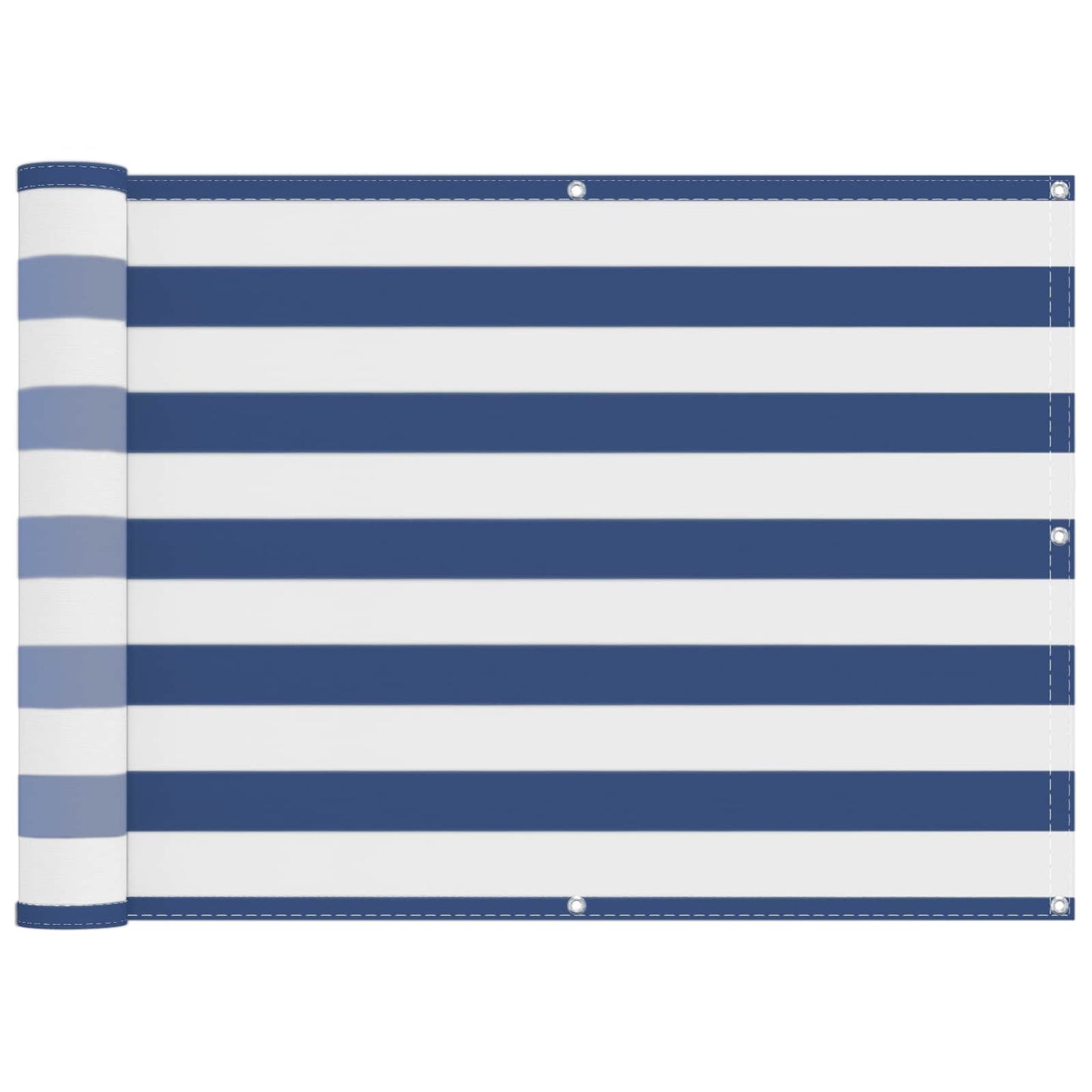 vidaXL Οθόνη Μπαλκονιού Μπλε και άσπρο 75 x 200 cm