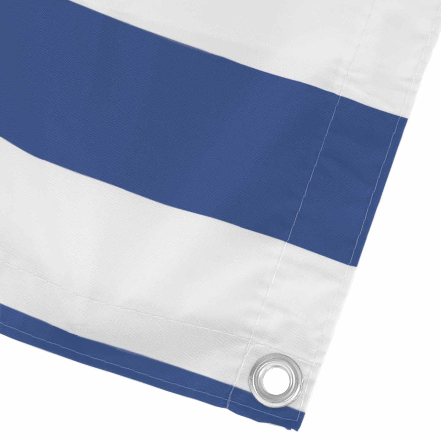 vidaXL Οθόνη Μπαλκονιού Μπλε και άσπρο 100 x 600 cm Ύφασμα Όξφορντ