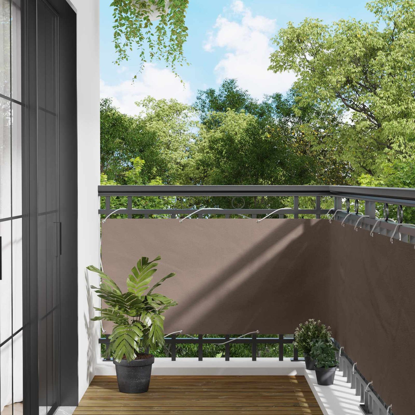 vidaXL Οθόνη Μπαλκονιού 75 x 200 cm