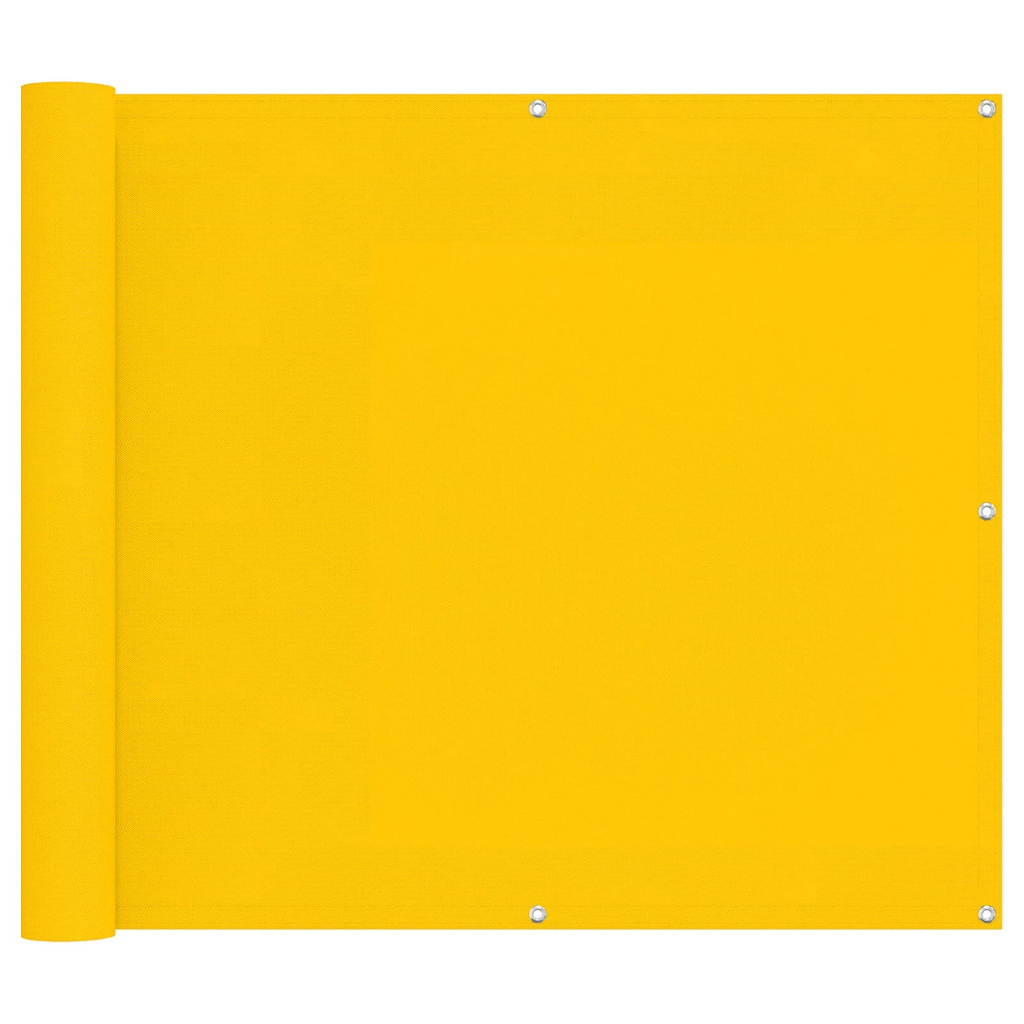 vidaXL Οθόνη Μπαλκονιού Κίτρινο 100 x 300 cm Ύφασμα Όξφορντ
