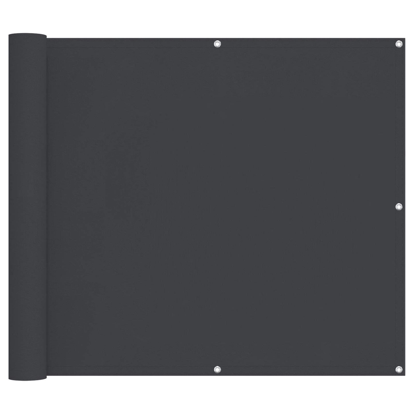 vidaXL Οθόνη Μπαλκονιού Μαύρο 100 x 600 cm Ύφασμα Όξφορντ
