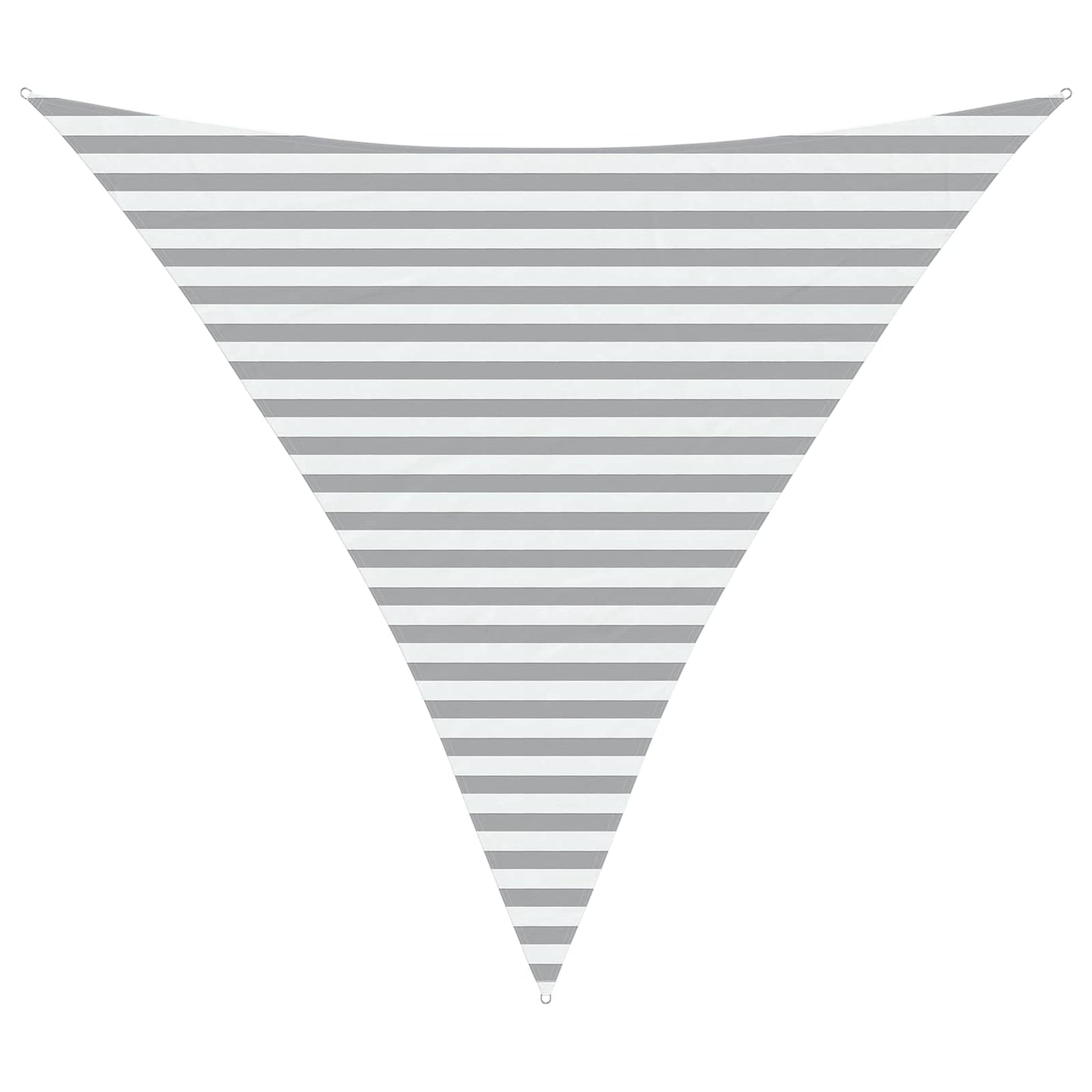vidaXL Πανί σκιάς Ανοιχτό Γκρι και Λευκό 3,6 x 3,6 x 3,6 m