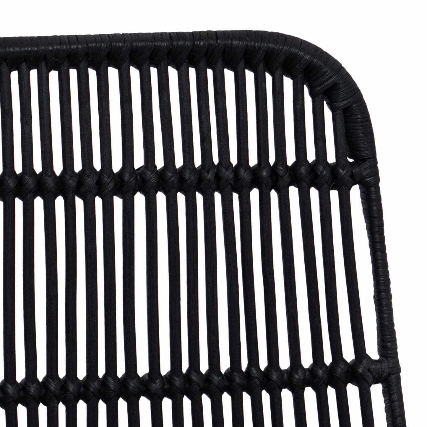 vidaXL Καρέκλα τραπεζαρίας 2 pcs Μαύρο 41 x 55 x 85 εκ.